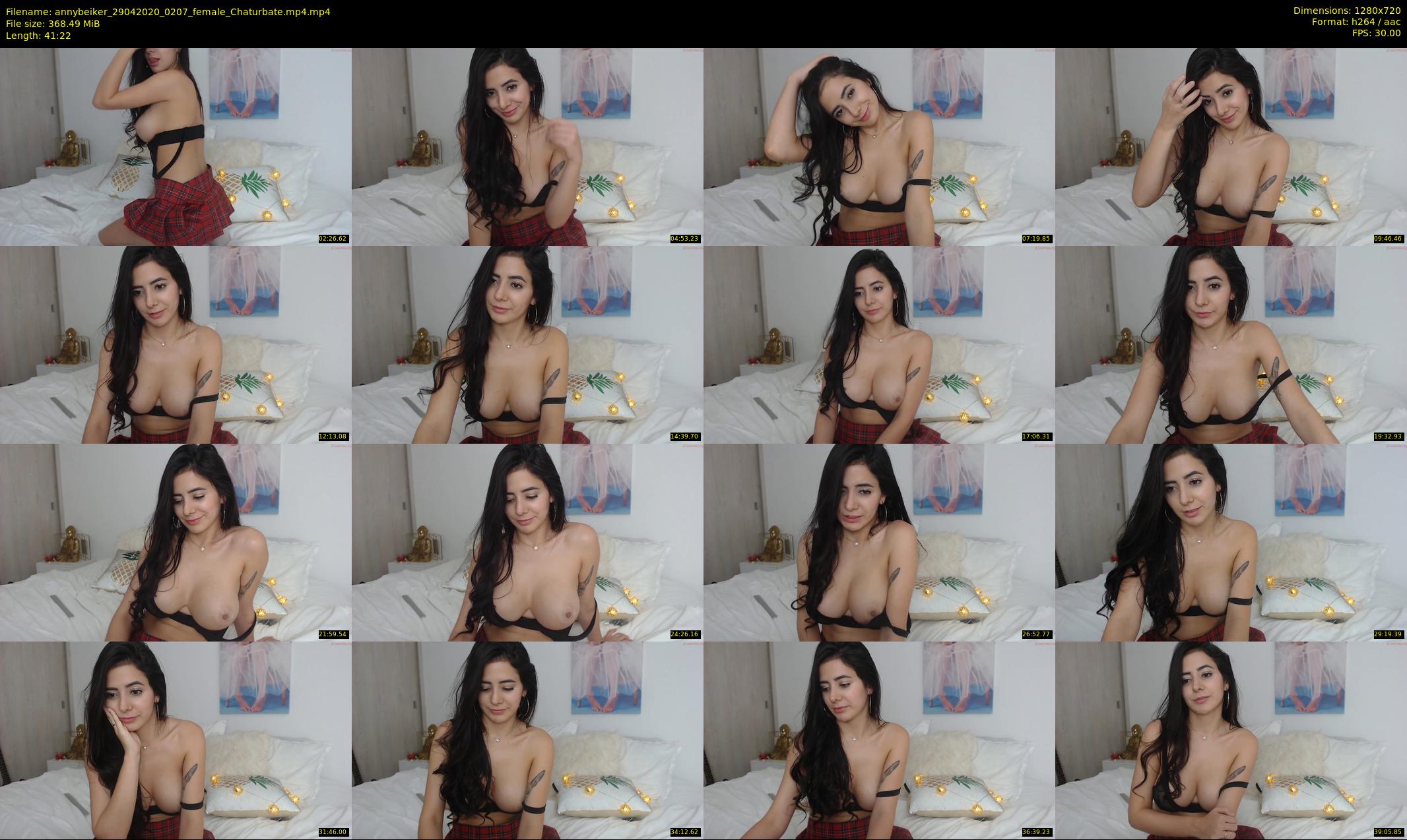 annybeiker — 42 minute Chaturbate female cam show recording, 720p, Apr 29, 2020