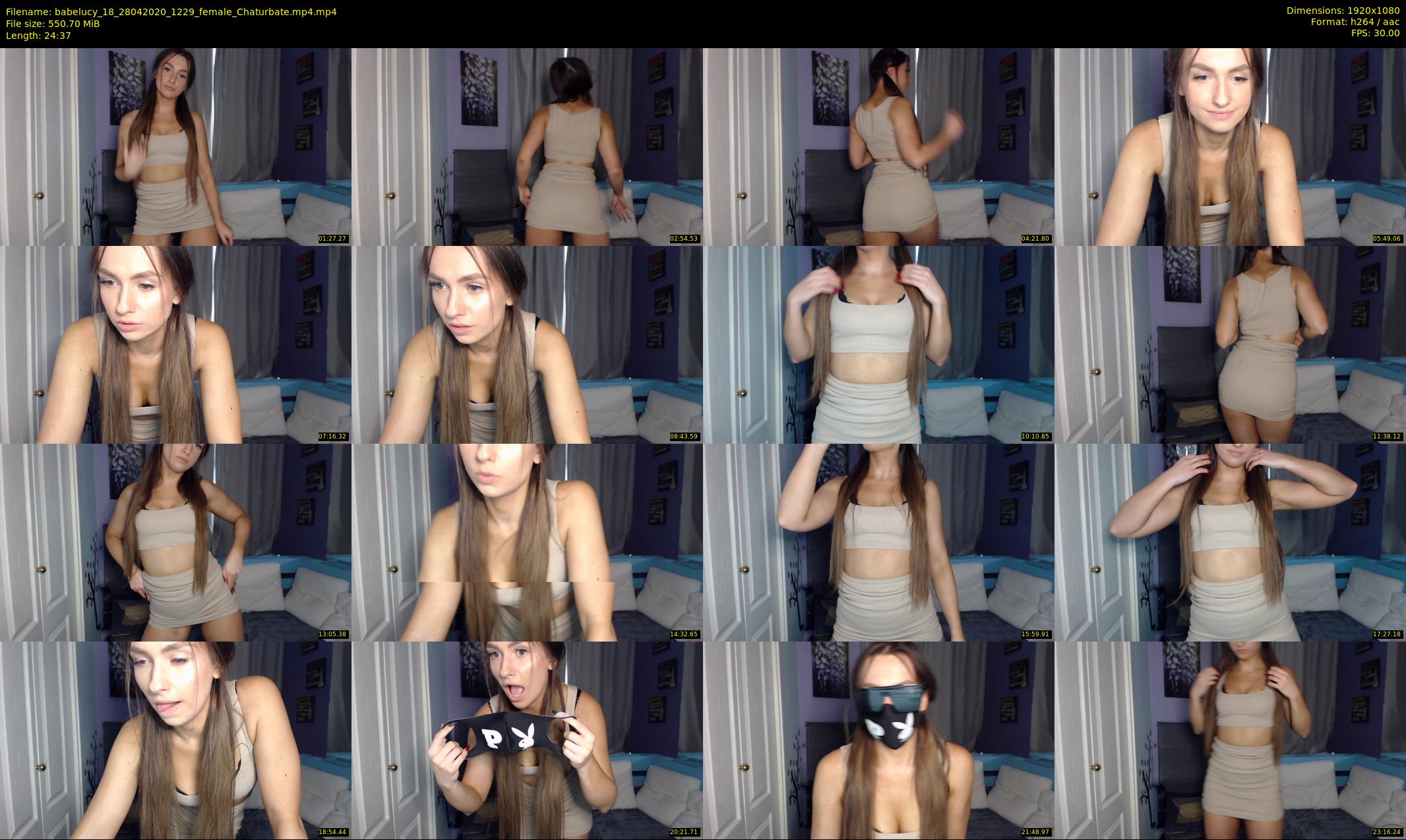 babelucy_18 — 25 minute Chaturbate female cam show recording, 1080p, Apr 28, 2020