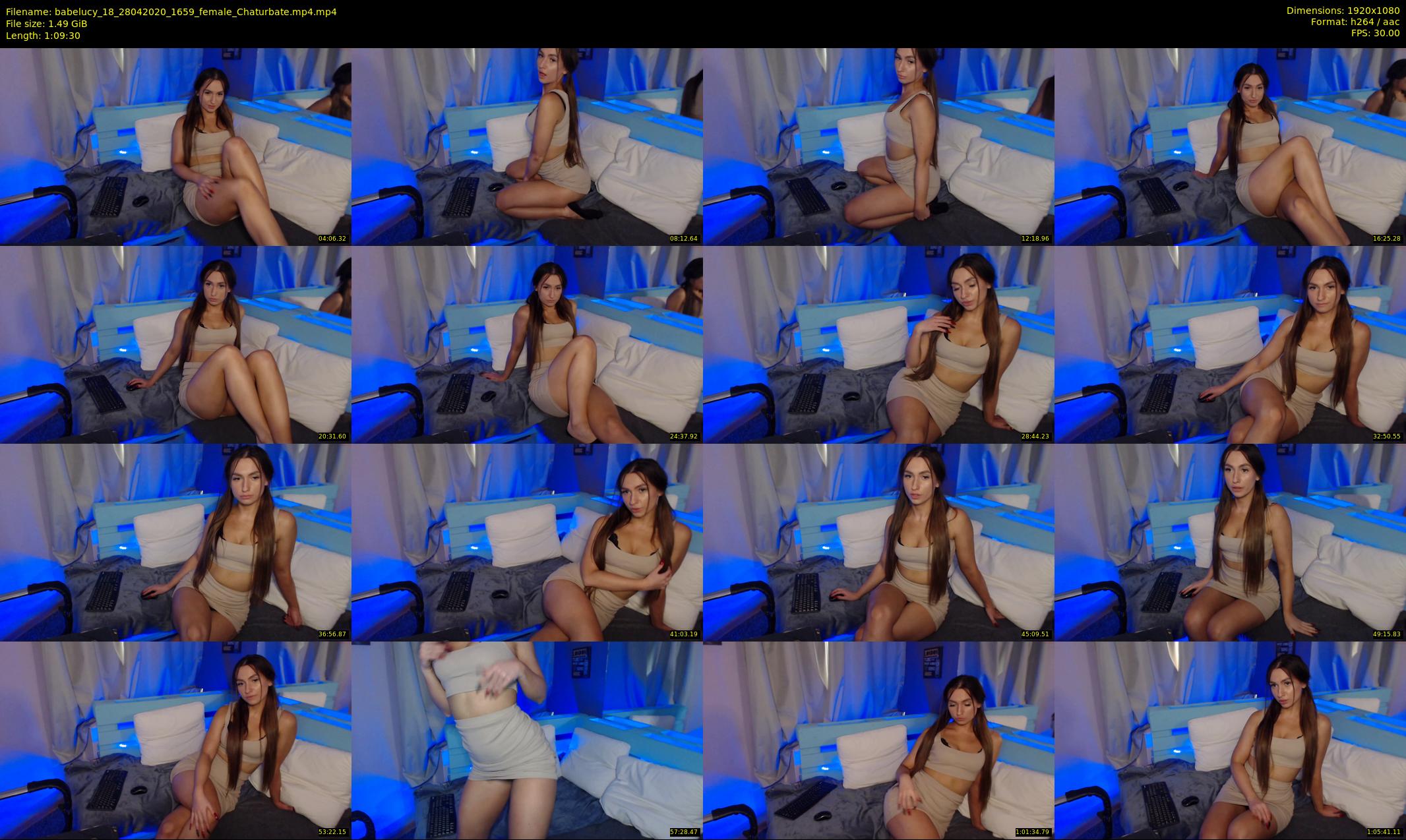 babelucy_18 — 70 minute Chaturbate female cam show recording, 1080p, Apr 28, 2020