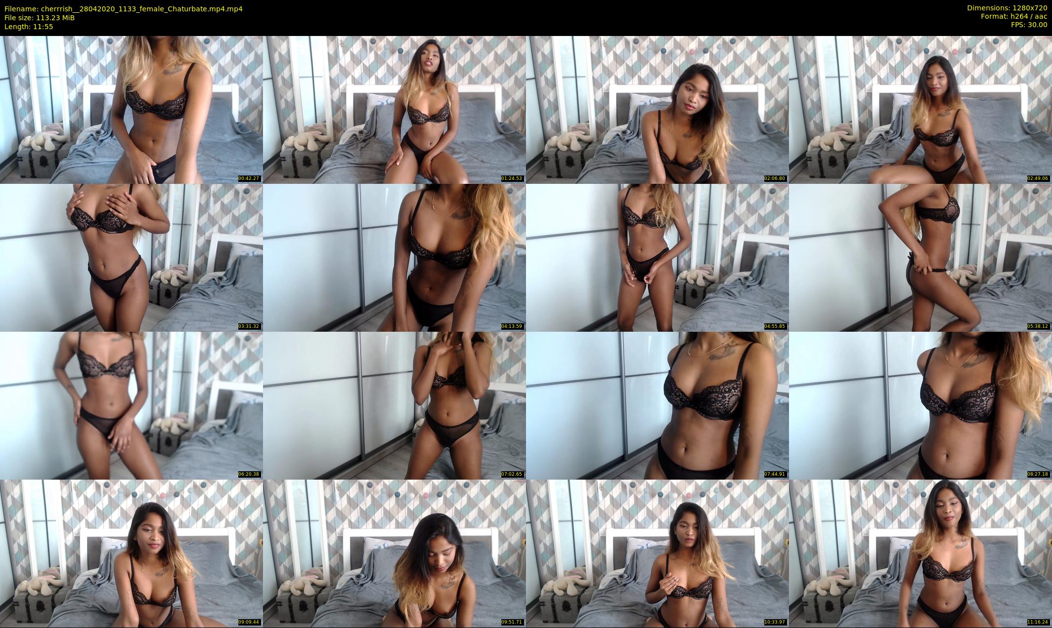 cherrrish_ — 12 minute Chaturbate female cam show recording, 720p, Apr 28, 2020