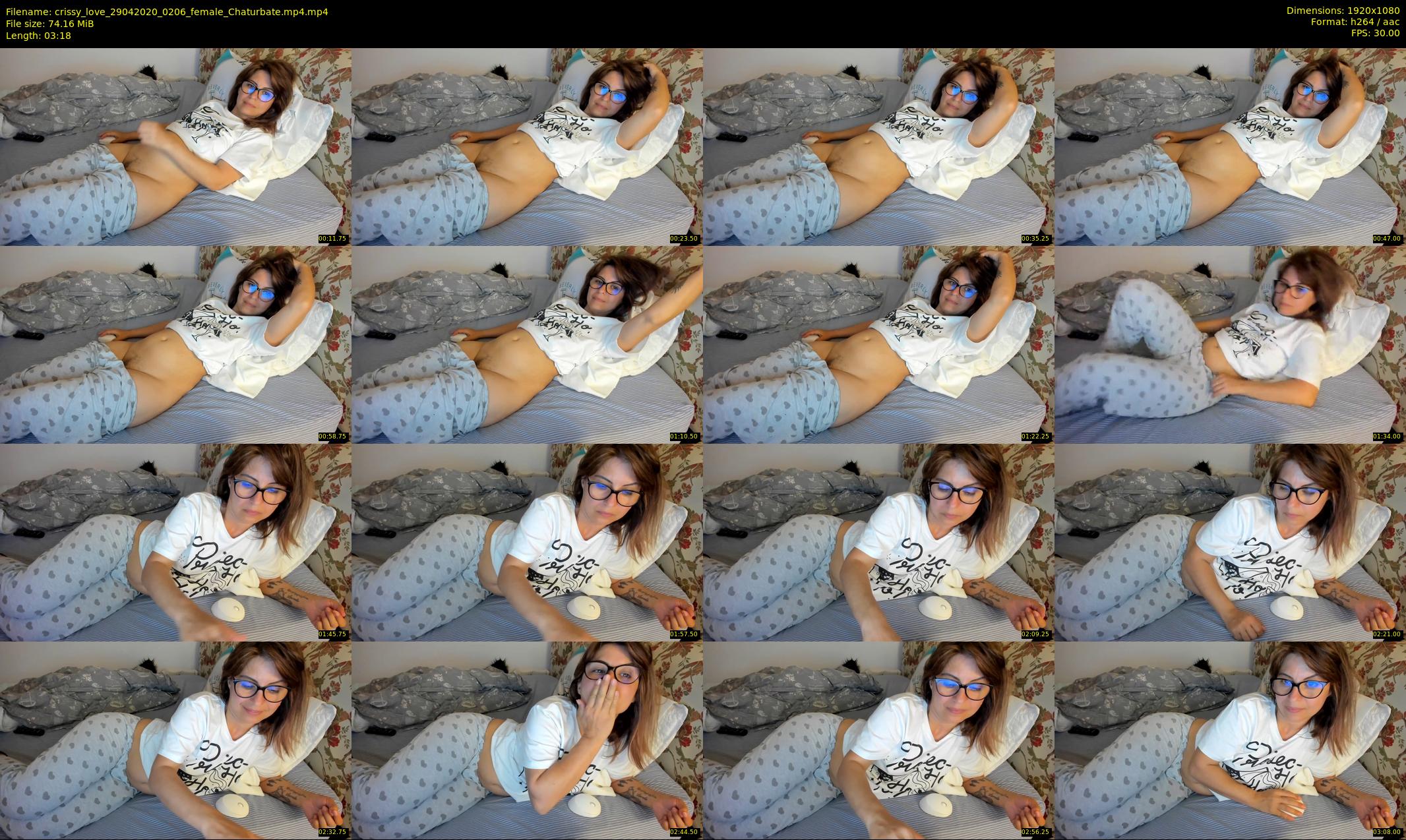 crissy_love — 4 minute Chaturbate female cam show recording, 1080p, Apr 29, 2020