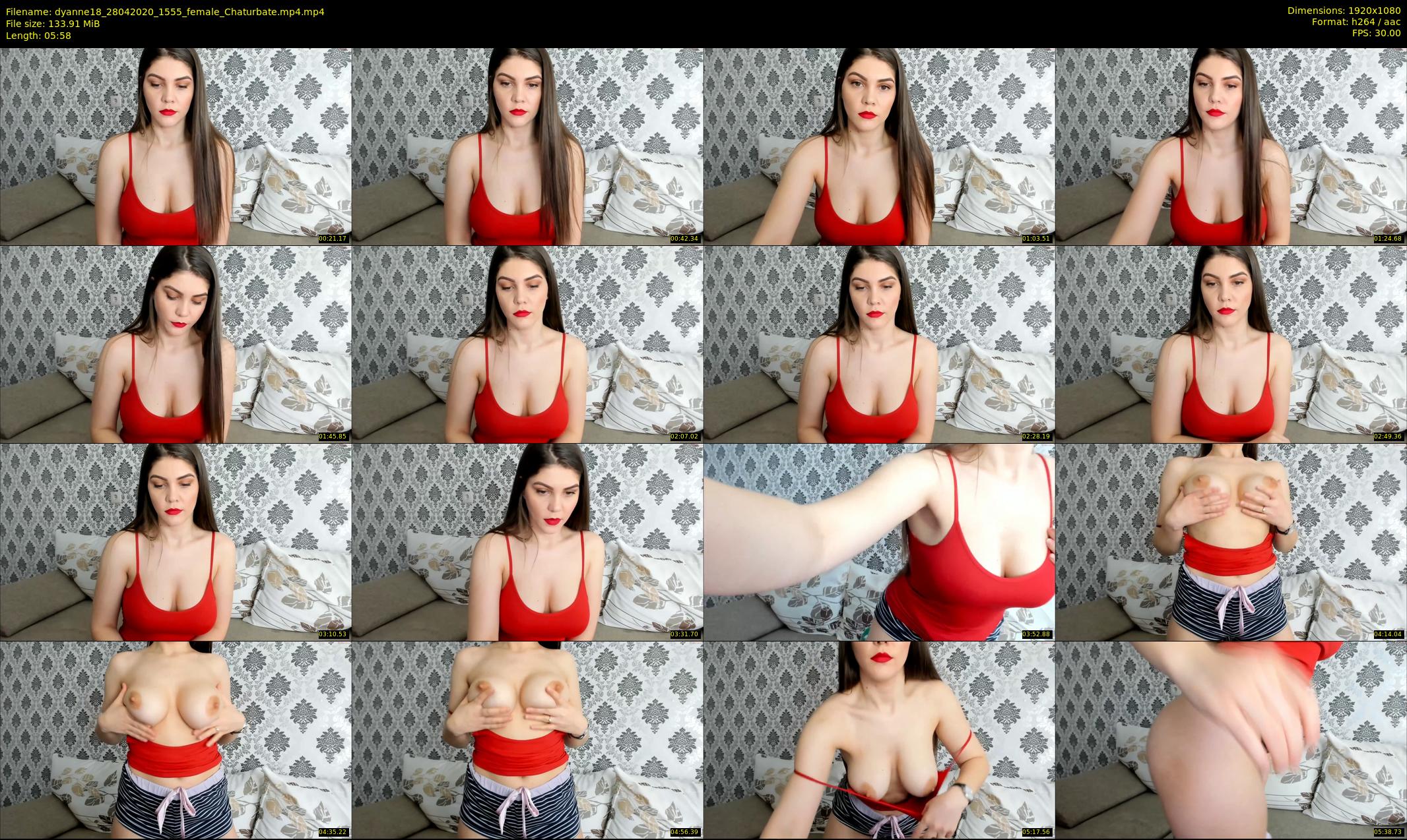 dyanne18 — 6 minute Chaturbate female cam show recording, 1080p, Apr 28, 2020