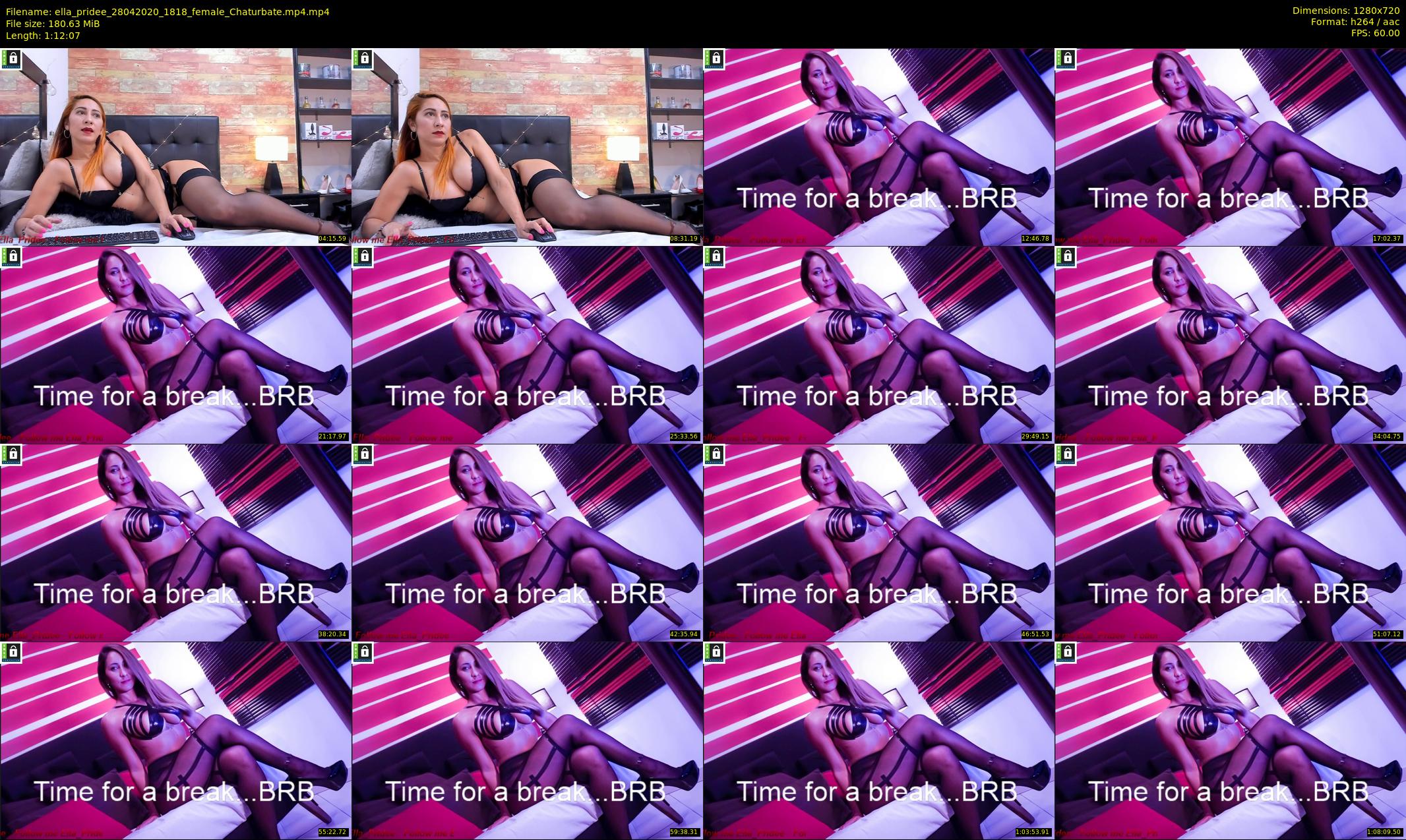 ella_pridee — 73 minute Chaturbate female cam show recording, 720p, Apr 28, 2020