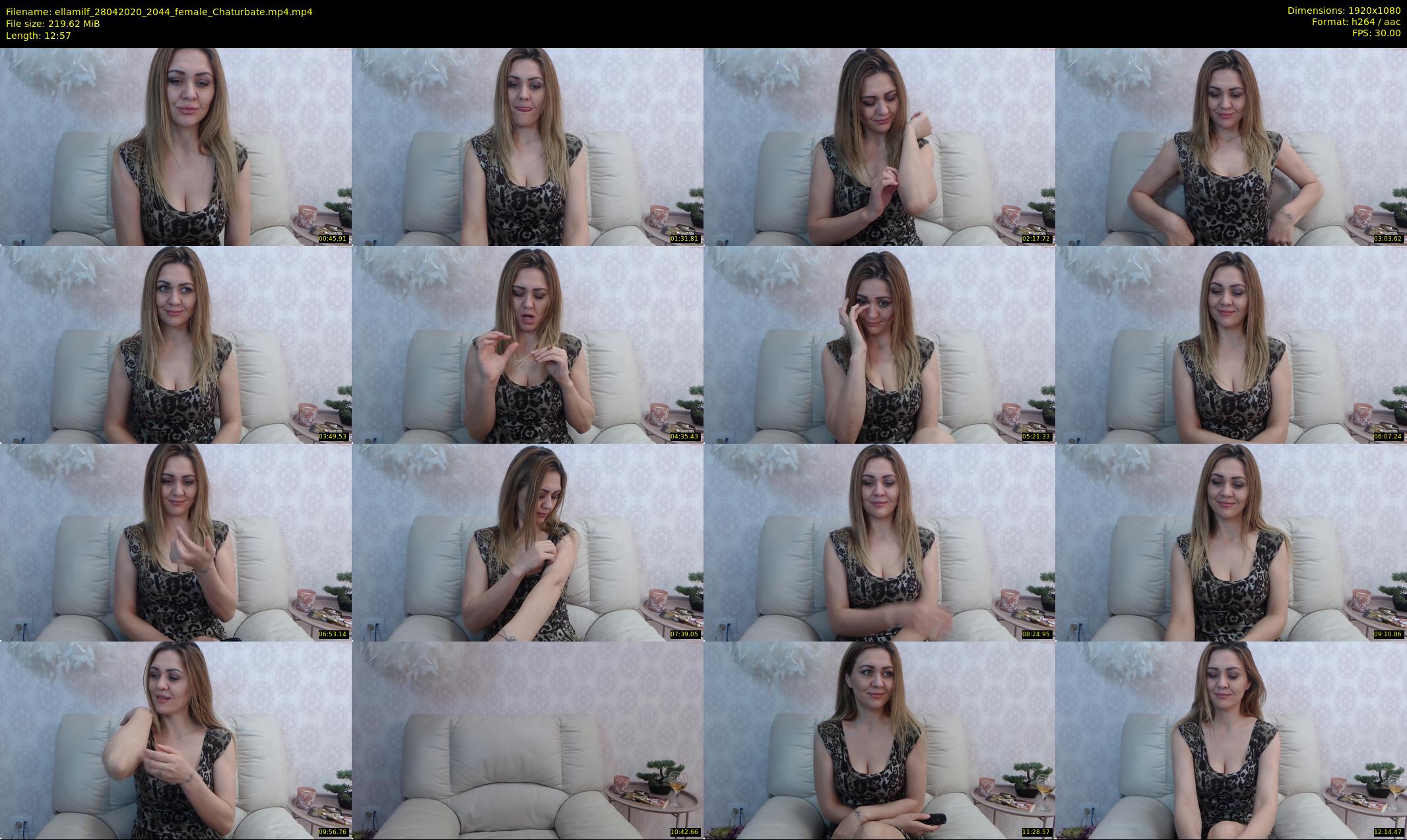ellamilf — 13 minute Chaturbate female cam show recording, 1080p, Apr 28, 2020