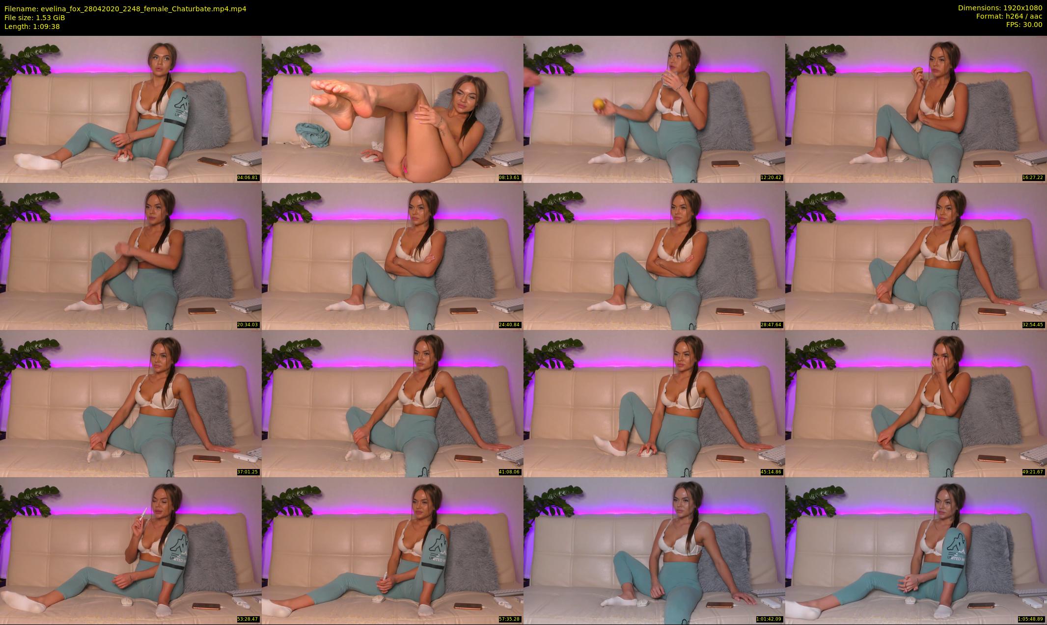 evelina_fox — 70 minute Chaturbate female cam show recording, 1080p, Apr 28, 2020
