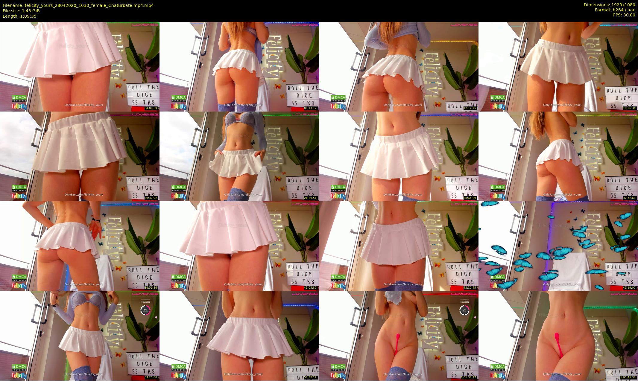 felicity_yours — 70 minute Chaturbate female cam show recording, 1080p, Apr 28, 2020