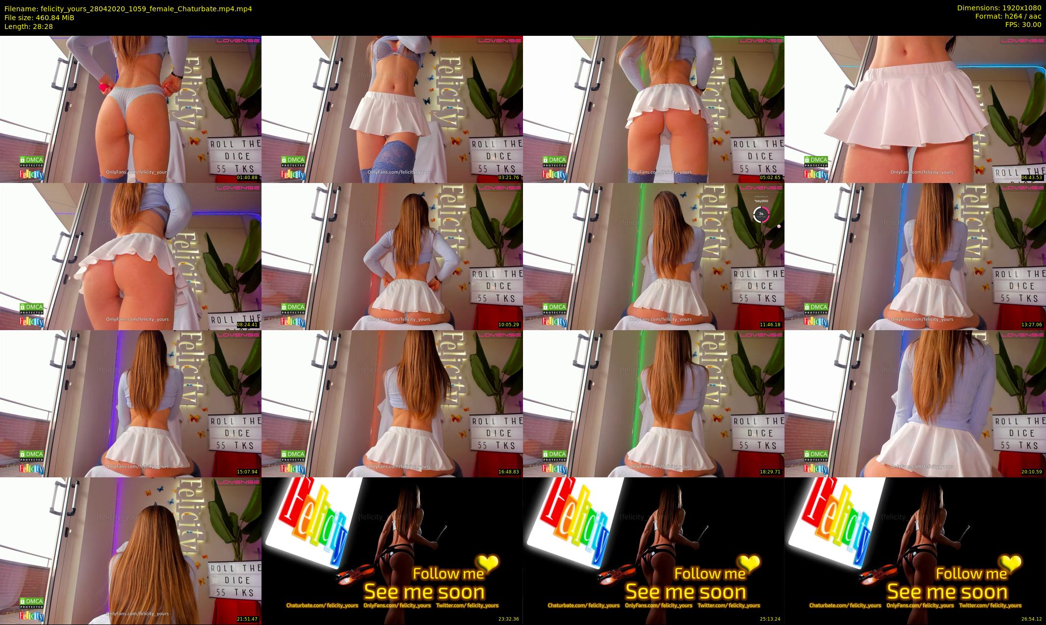 felicity_yours — 29 minute Chaturbate female cam show recording, 1080p, Apr 28, 2020