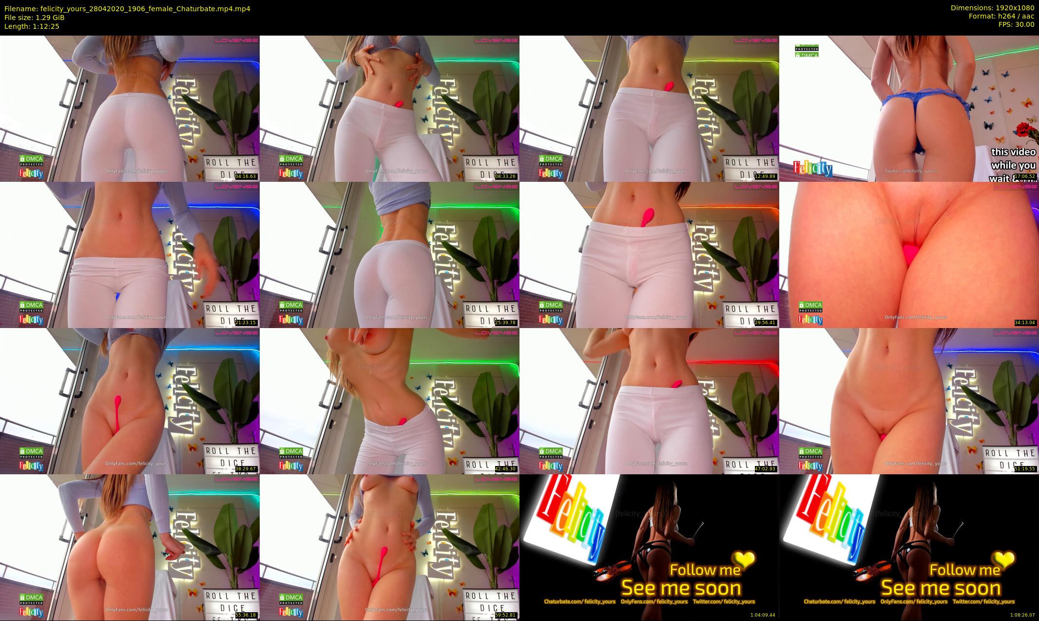 felicity_yours — 73 minute Chaturbate female cam show recording, 1080p, Apr 28, 2020