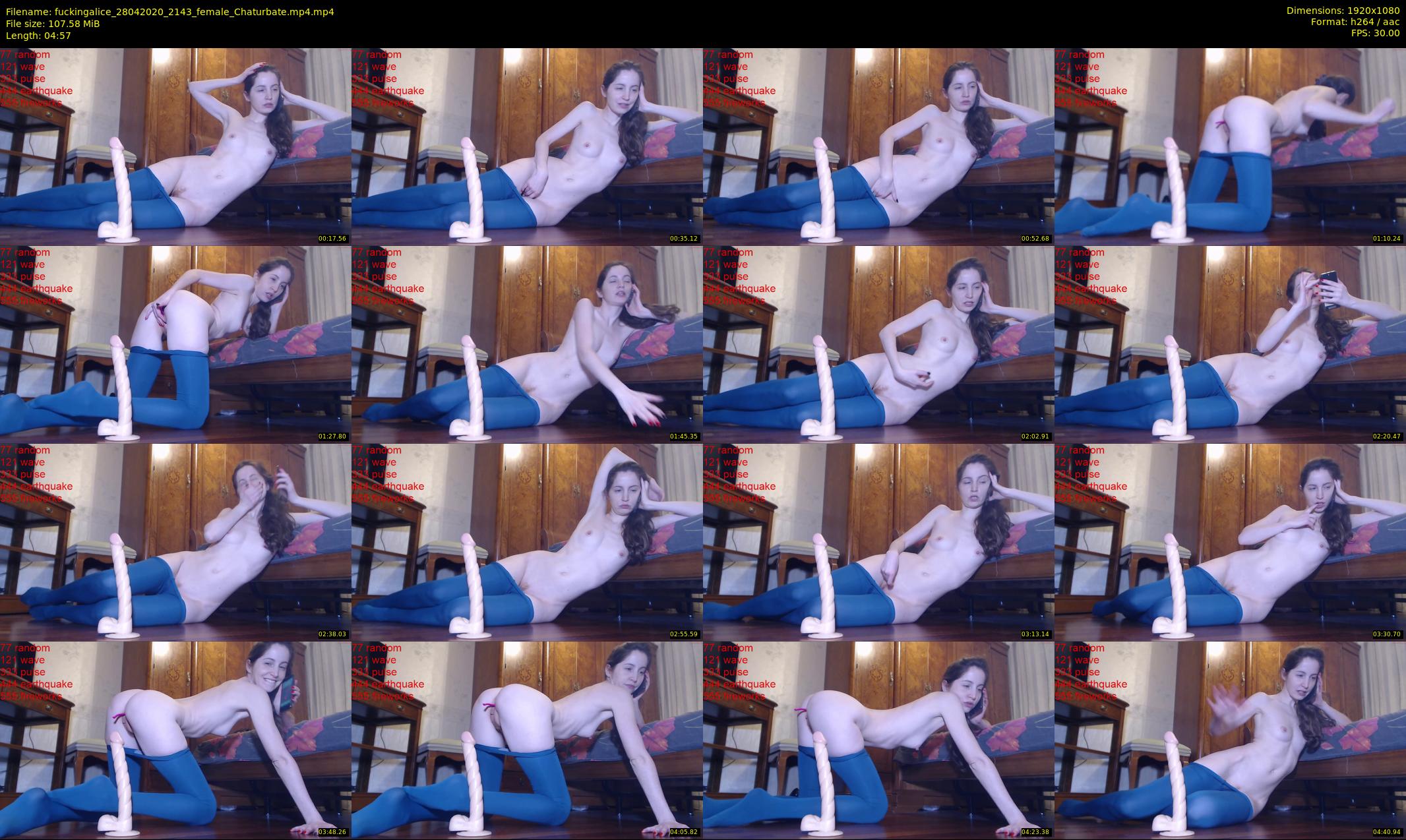 fuckingalice — 5 minute Chaturbate female cam show recording, 1080p, Apr 28, 2020