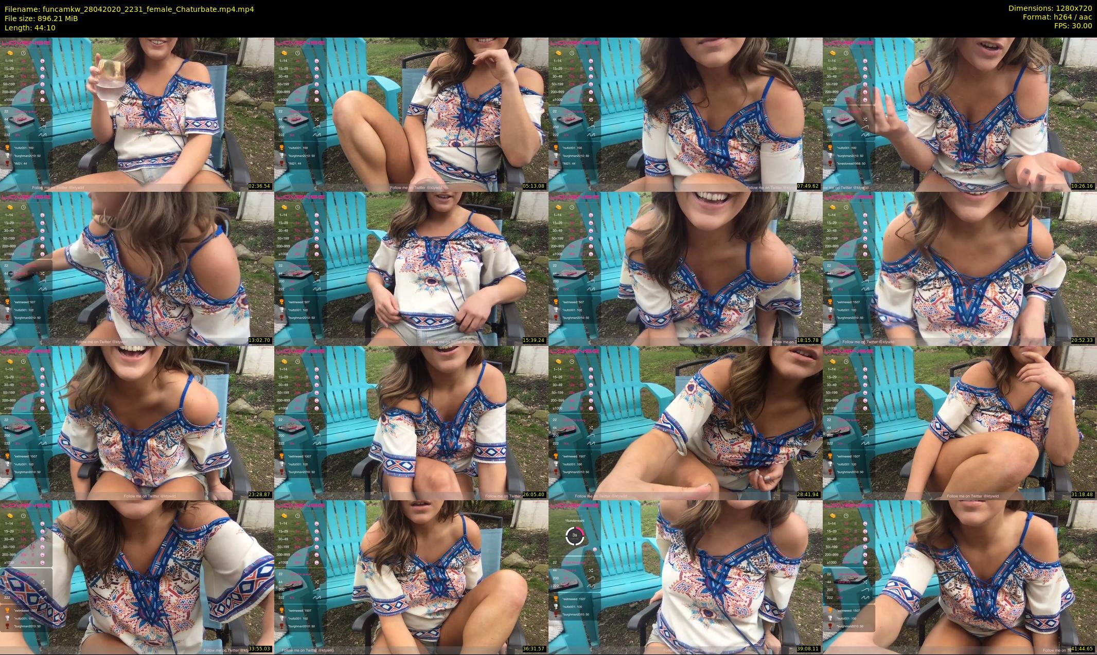 funcamkw — 45 minute Chaturbate female cam show recording, 720p, Apr 28, 2020