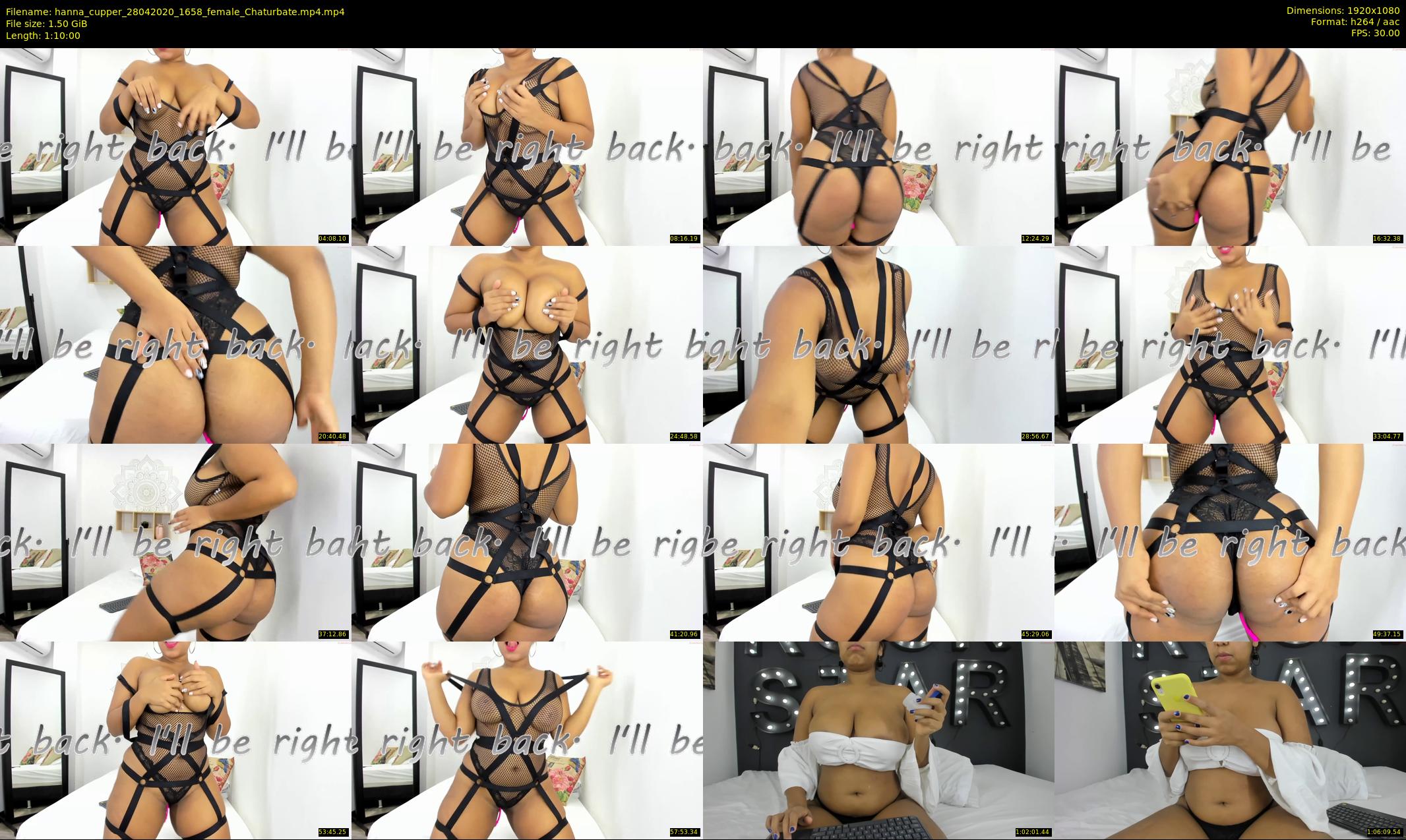 hanna_cupper — 70 minute Chaturbate female cam show recording, 1080p, Apr 28, 2020