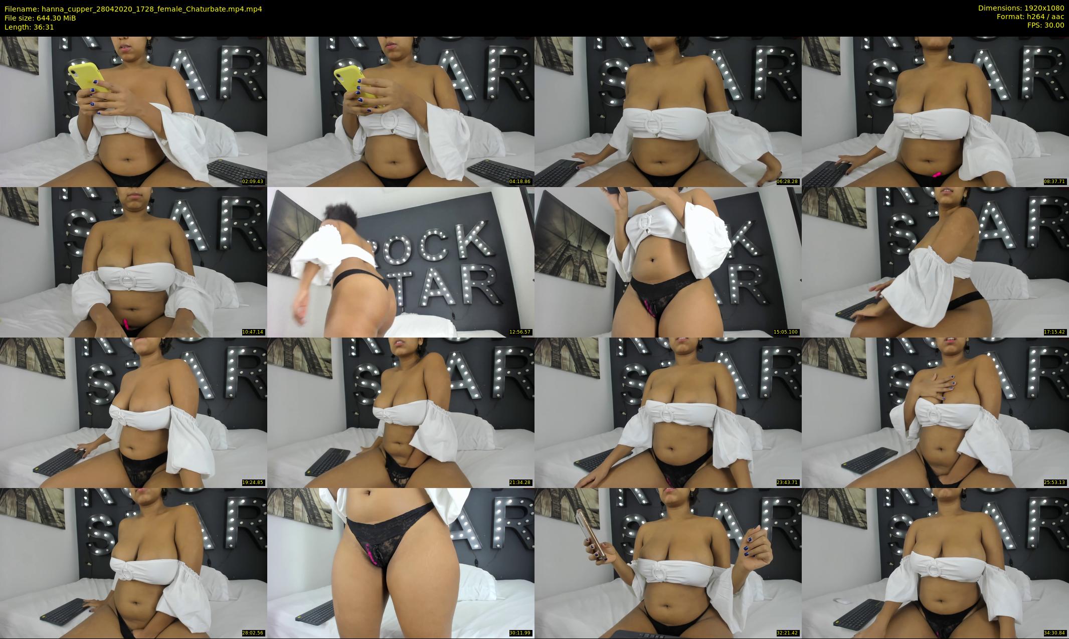 hanna_cupper — 37 minute Chaturbate female cam show recording, 1080p, Apr 28, 2020