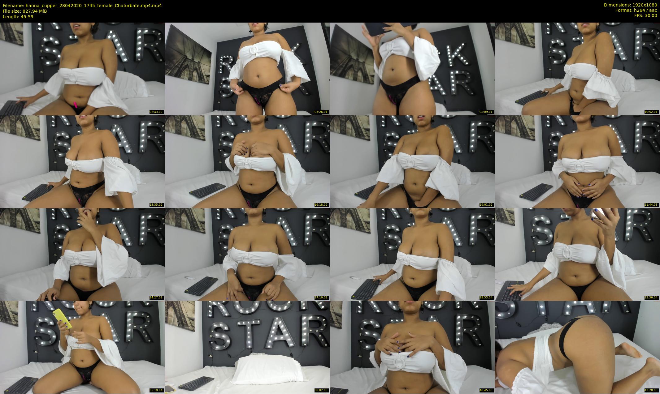 hanna_cupper — 46 minute Chaturbate female cam show recording, 1080p, Apr 28, 2020