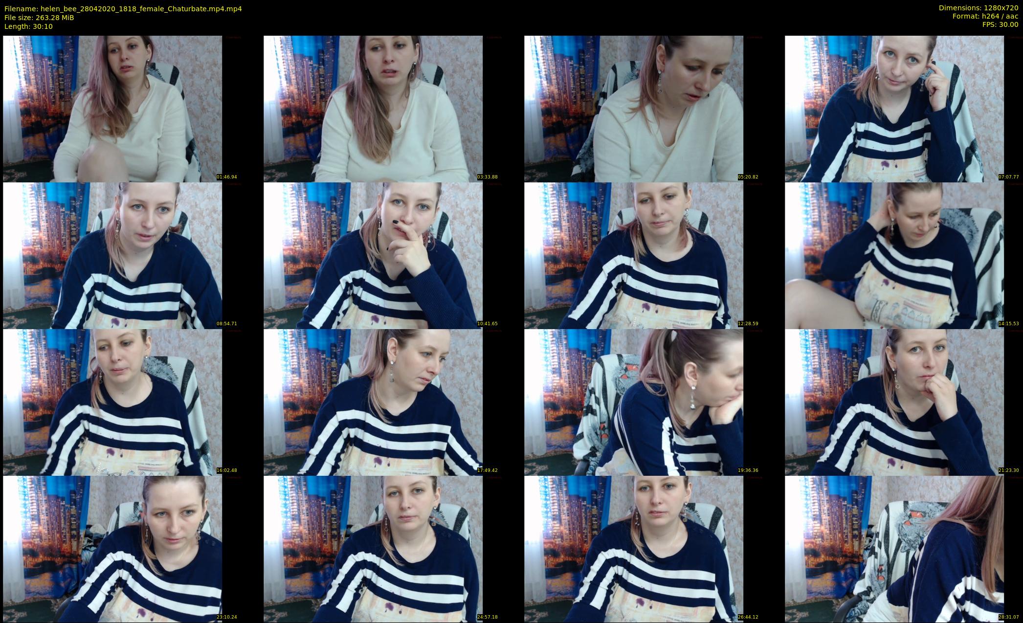 helen_bee — 31 minute Chaturbate female cam show recording, 720p, Apr 28, 2020