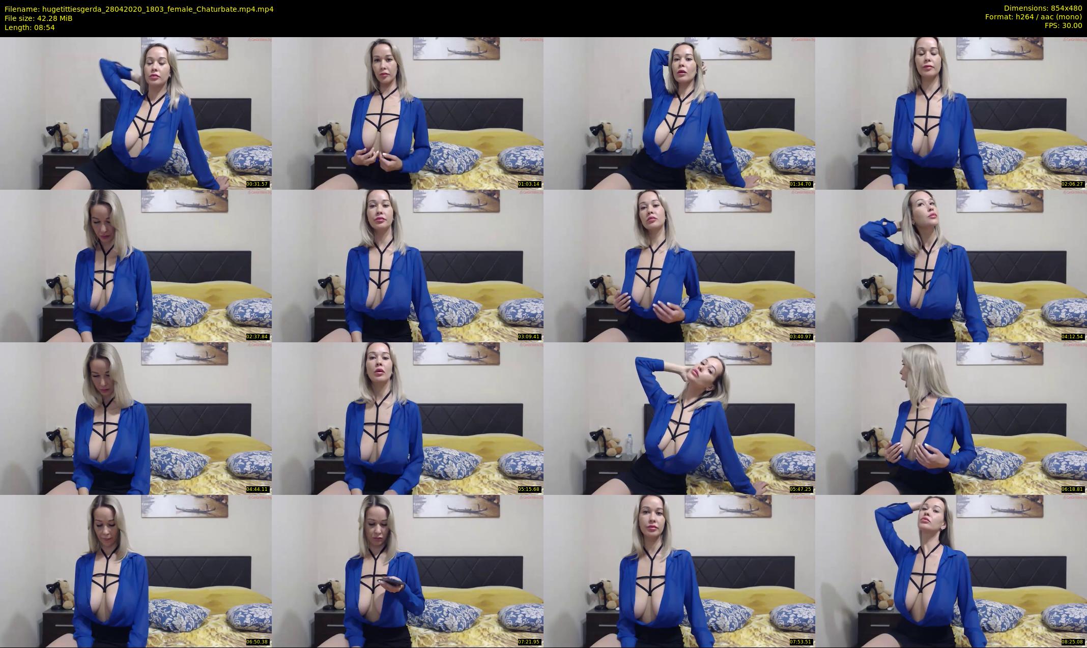 hugetittiesgerda — 9 minute Chaturbate female cam show recording, 480p, Apr 28, 2020