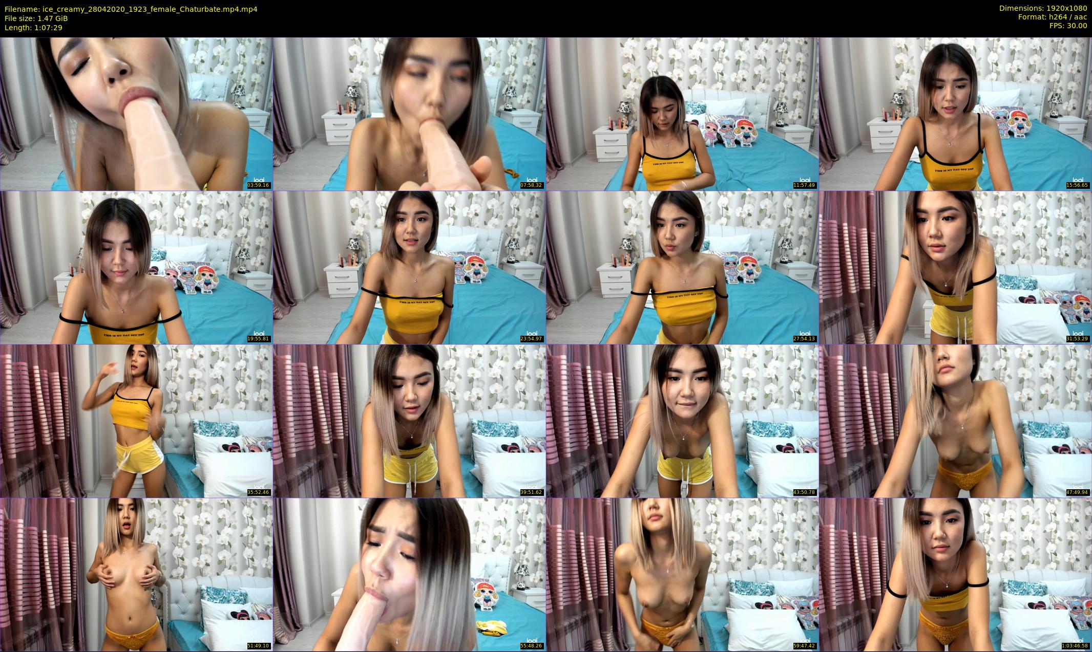 ice_creamy — 68 minute Chaturbate female cam show recording, 1080p, Apr 28, 2020