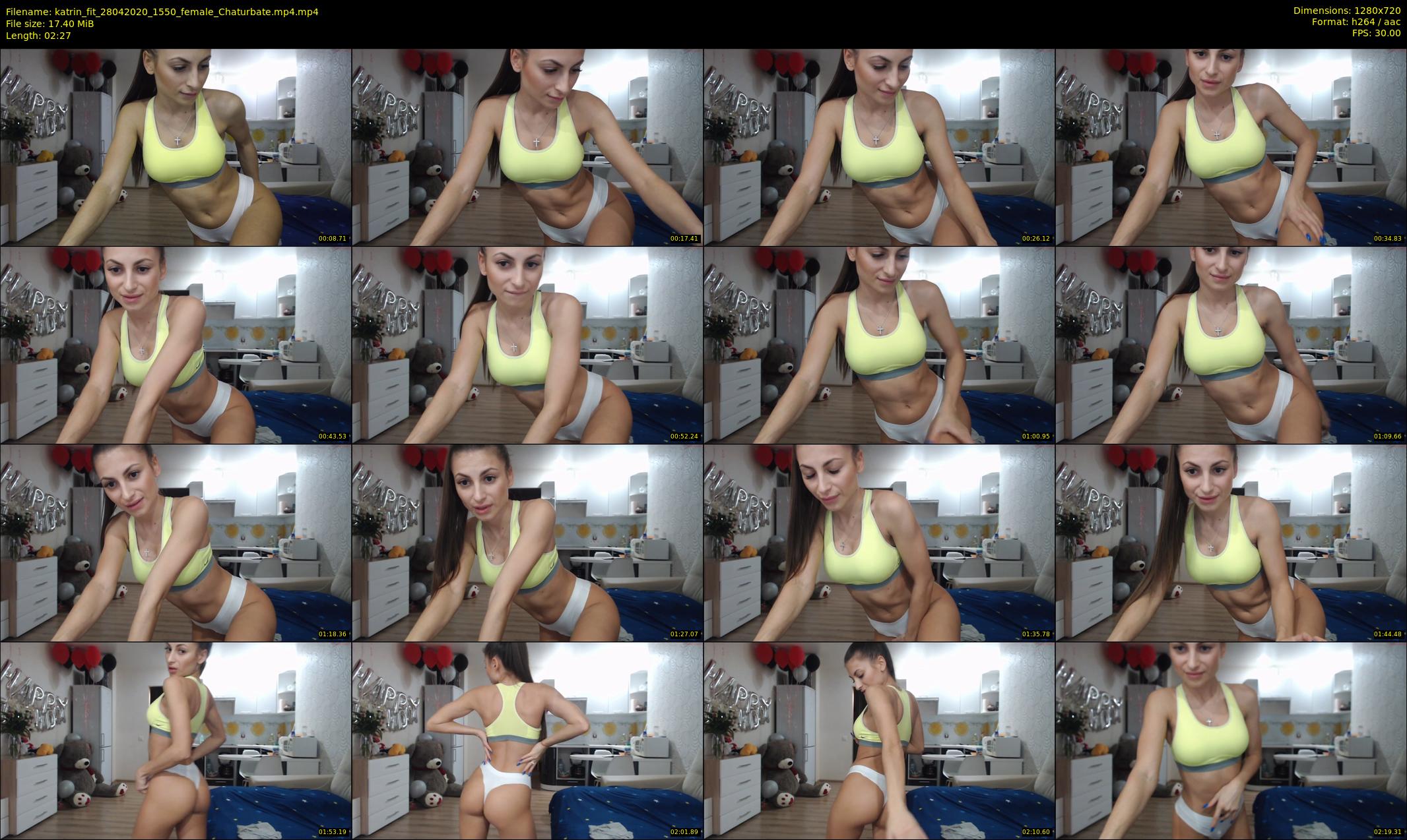 katrin_fit — 3 minute Chaturbate female cam show recording, 720p, Apr 28, 2020
