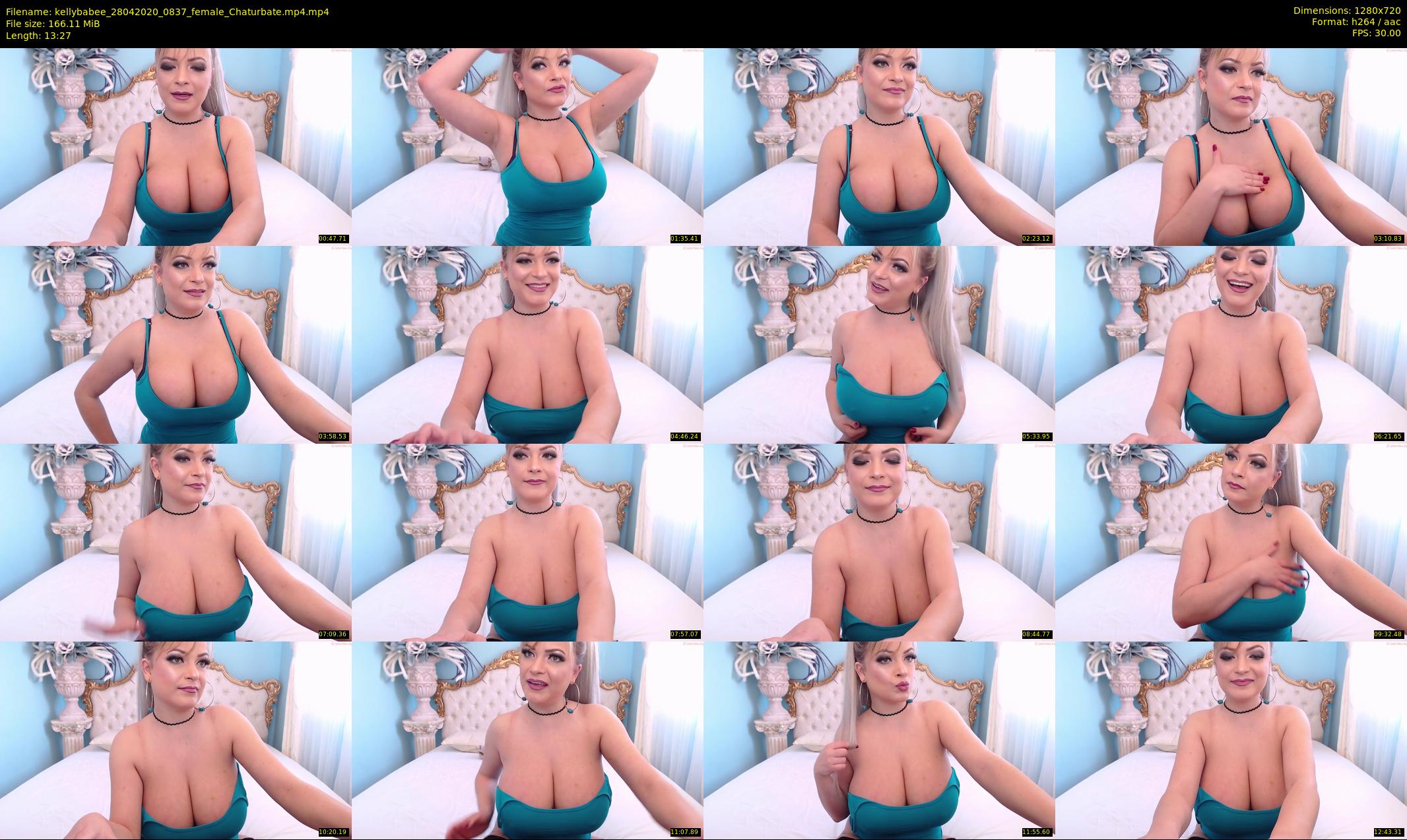 kellybabee — 14 minute Chaturbate female cam show recording, 720p, Apr 28, 2020