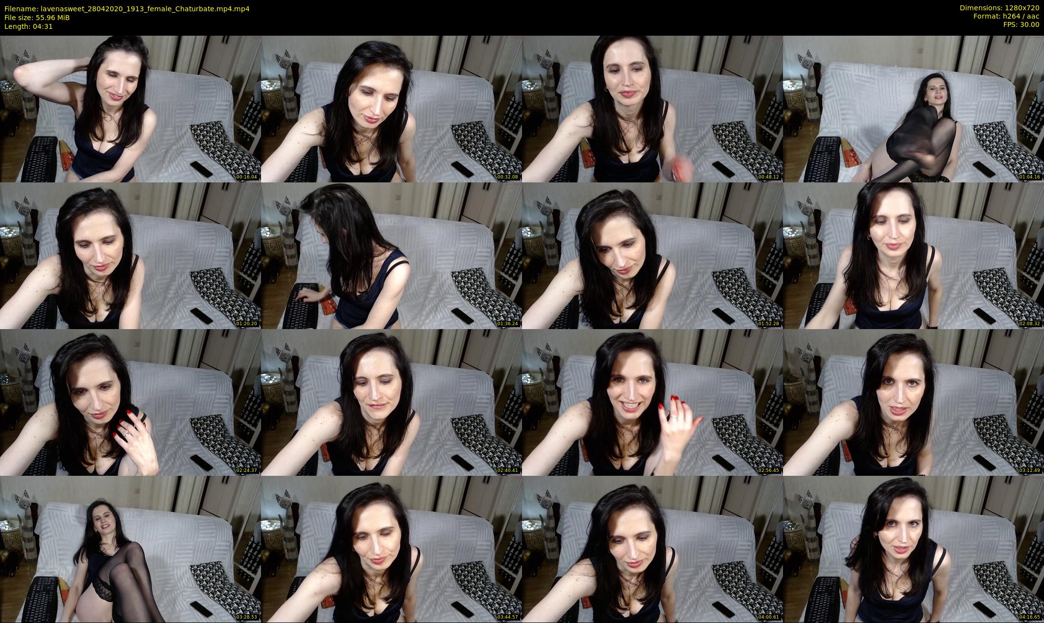 lavenasweet — 5 minute Chaturbate female cam show recording, 720p, Apr 28, 2020