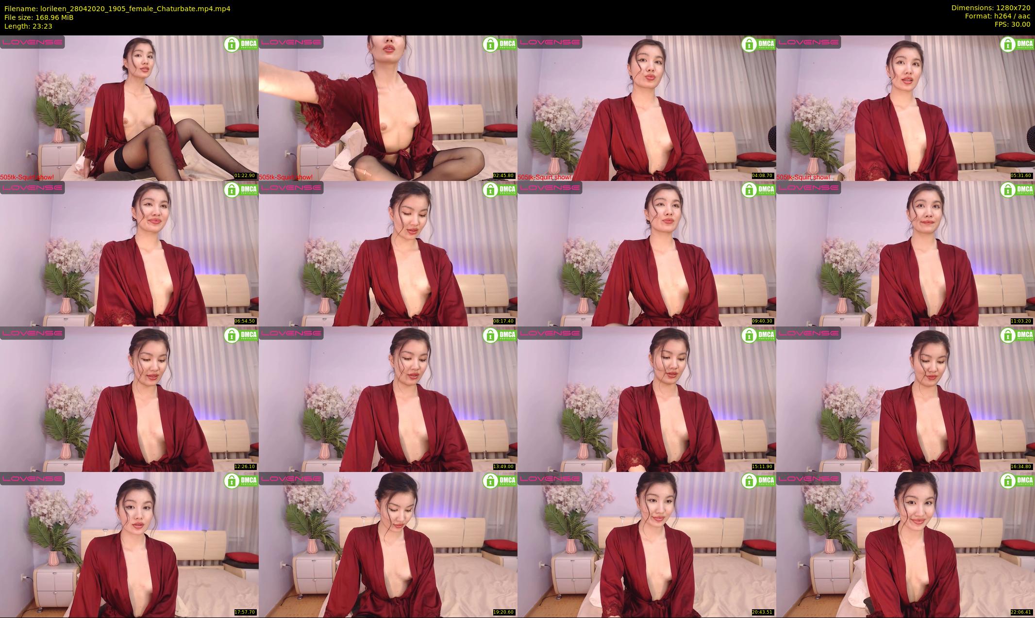 lorileen — 24 minute Chaturbate female cam show recording, 720p, Apr 28, 2020