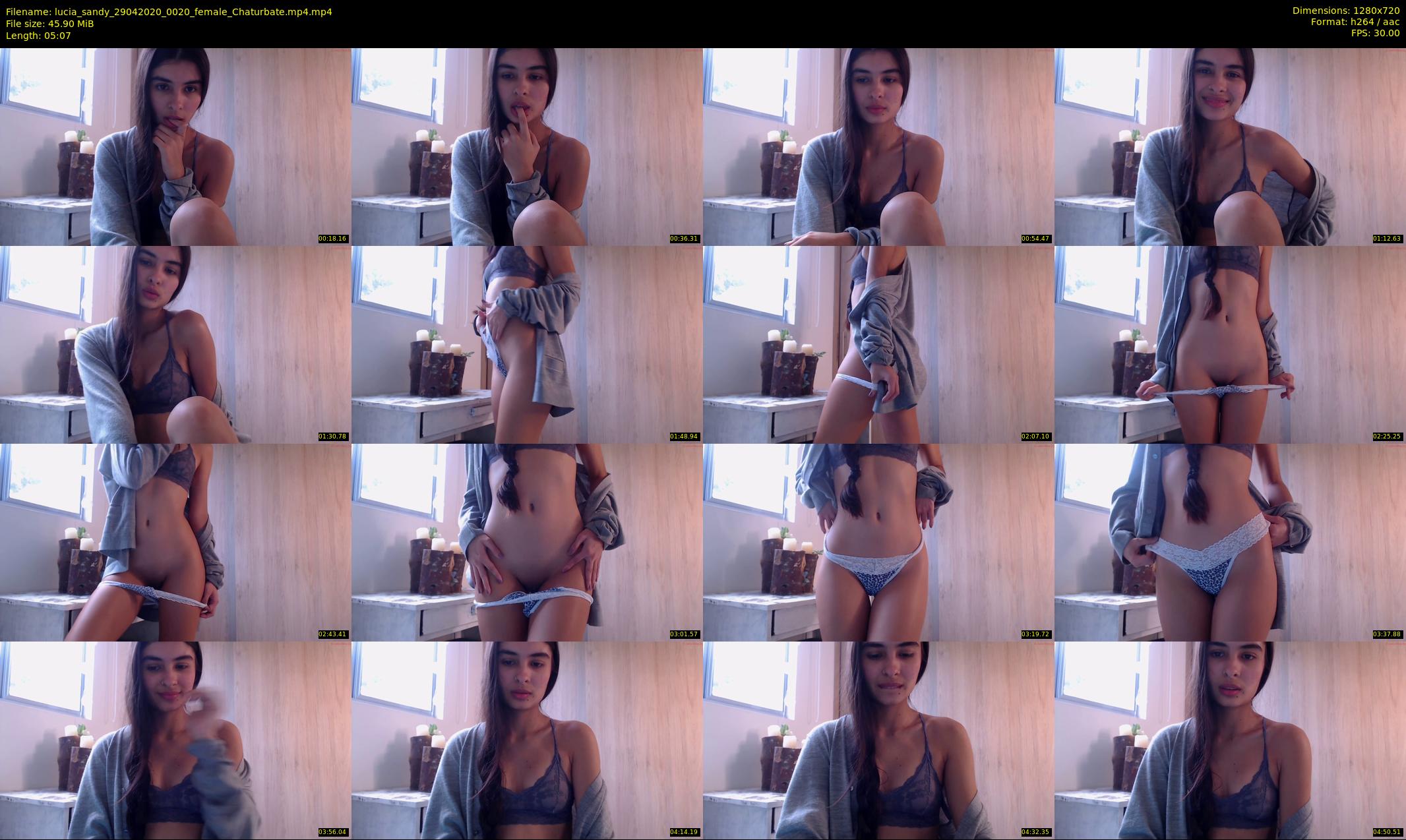 lucia_sandy — 6 minute Chaturbate female cam show recording, 720p, Apr 29, 2020