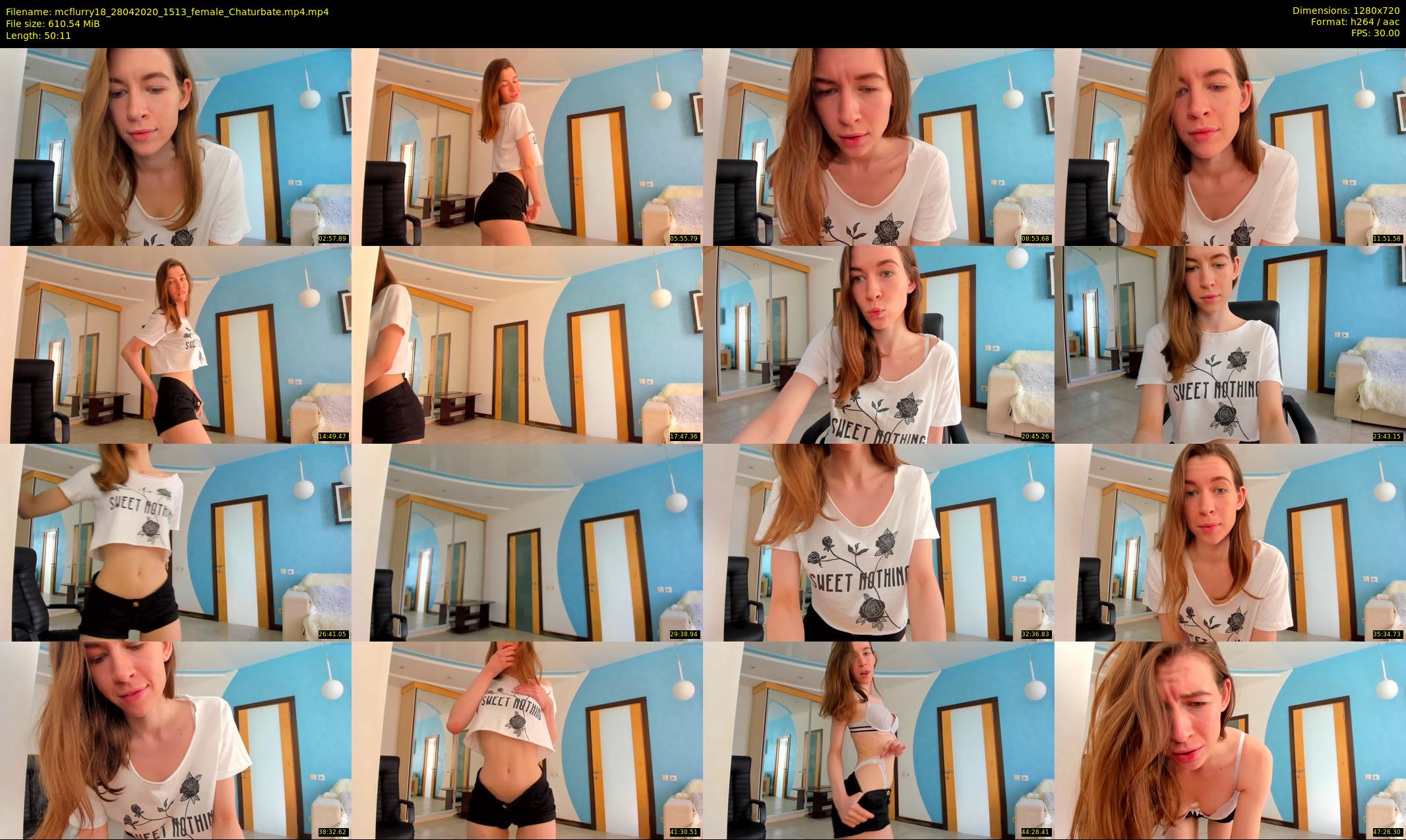 mcflurry18 — 51 minute Chaturbate female cam show recording, 720p, Apr 28, 2020