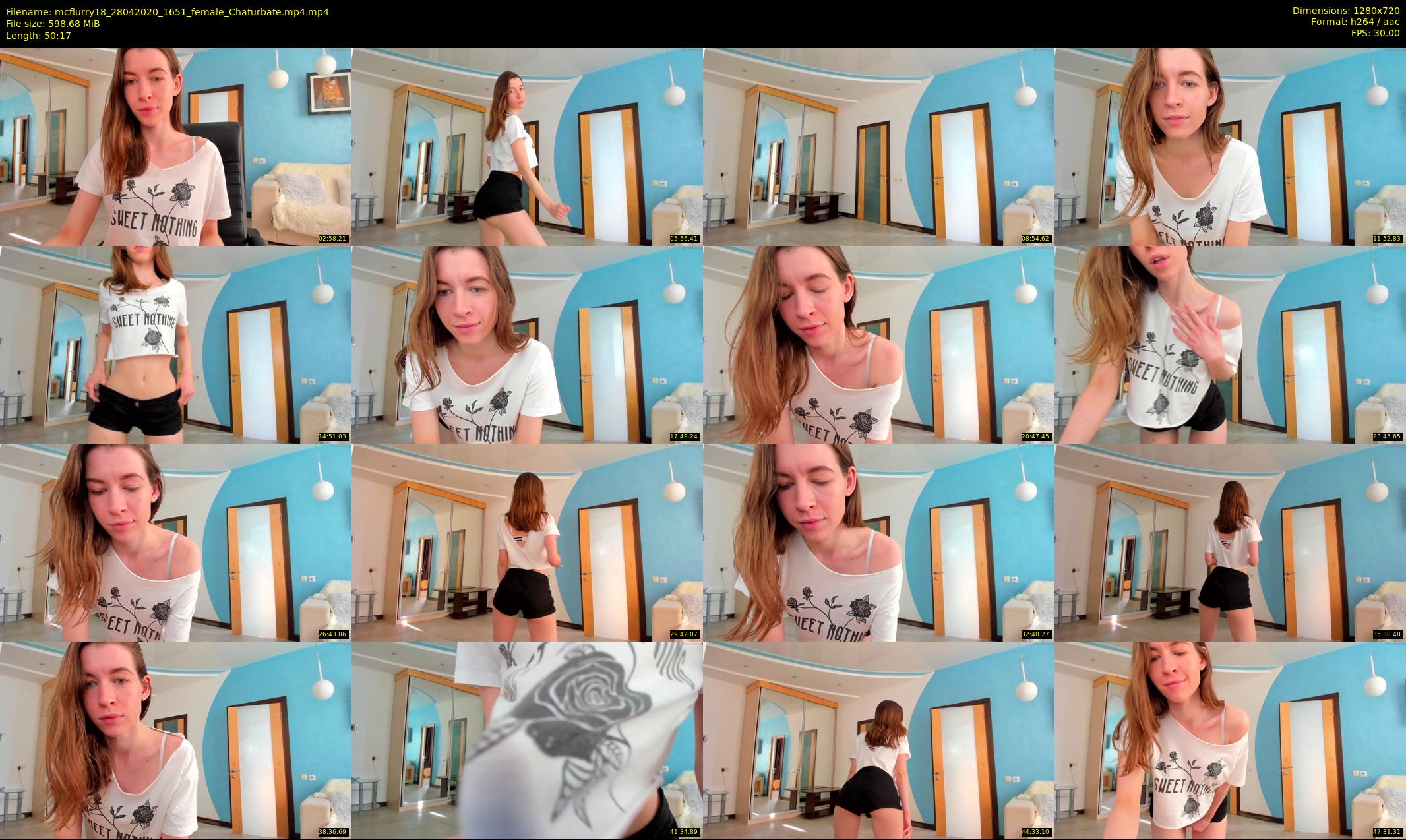mcflurry18 — 51 minute Chaturbate female cam show recording, 720p, Apr 28, 2020