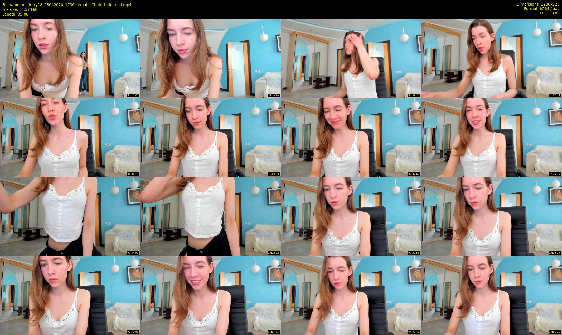 mcflurry18 — 6 minute Chaturbate female cam show recording, 720p, Apr 28, 2020