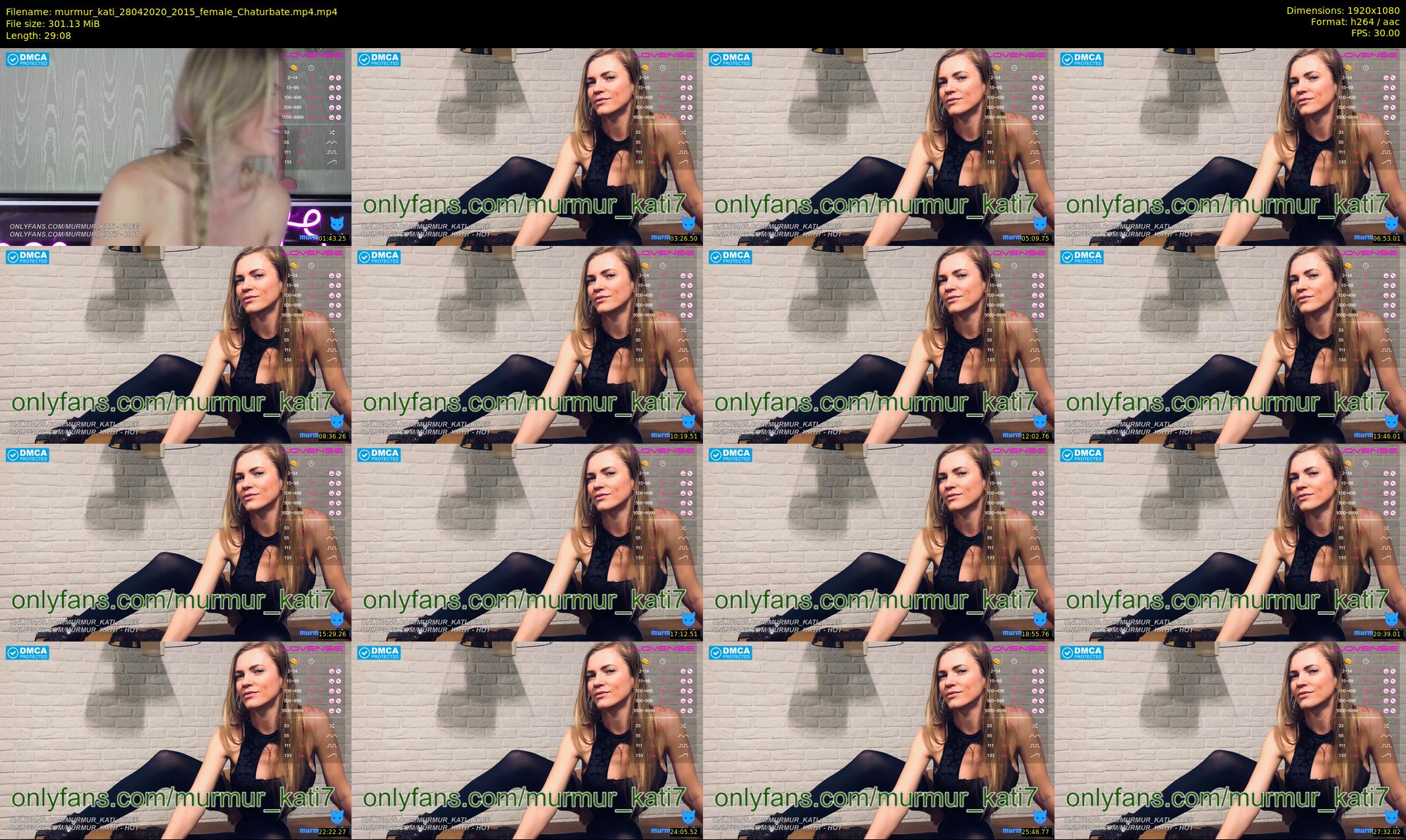murmur_kati — 30 minute Chaturbate female cam show recording, 1080p, Apr 28, 2020
