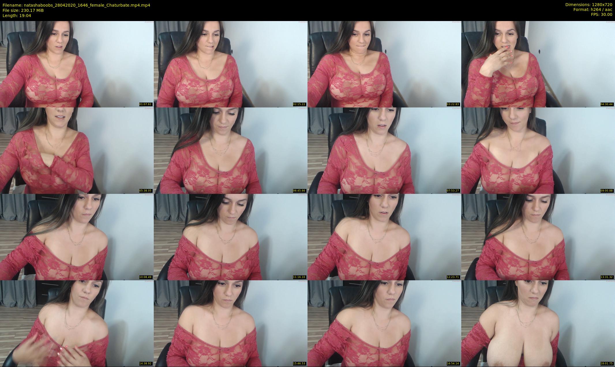 natashaboobs — 20 minute Chaturbate female cam show recording, 720p, Apr 28, 2020