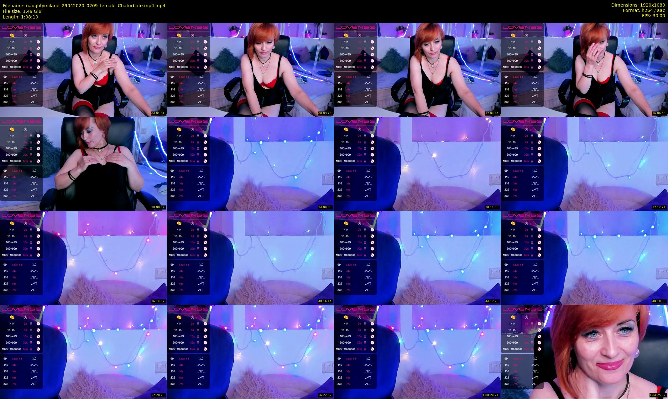 naughtymilane — 69 minute Chaturbate female cam show recording, 1080p, Apr 29, 2020