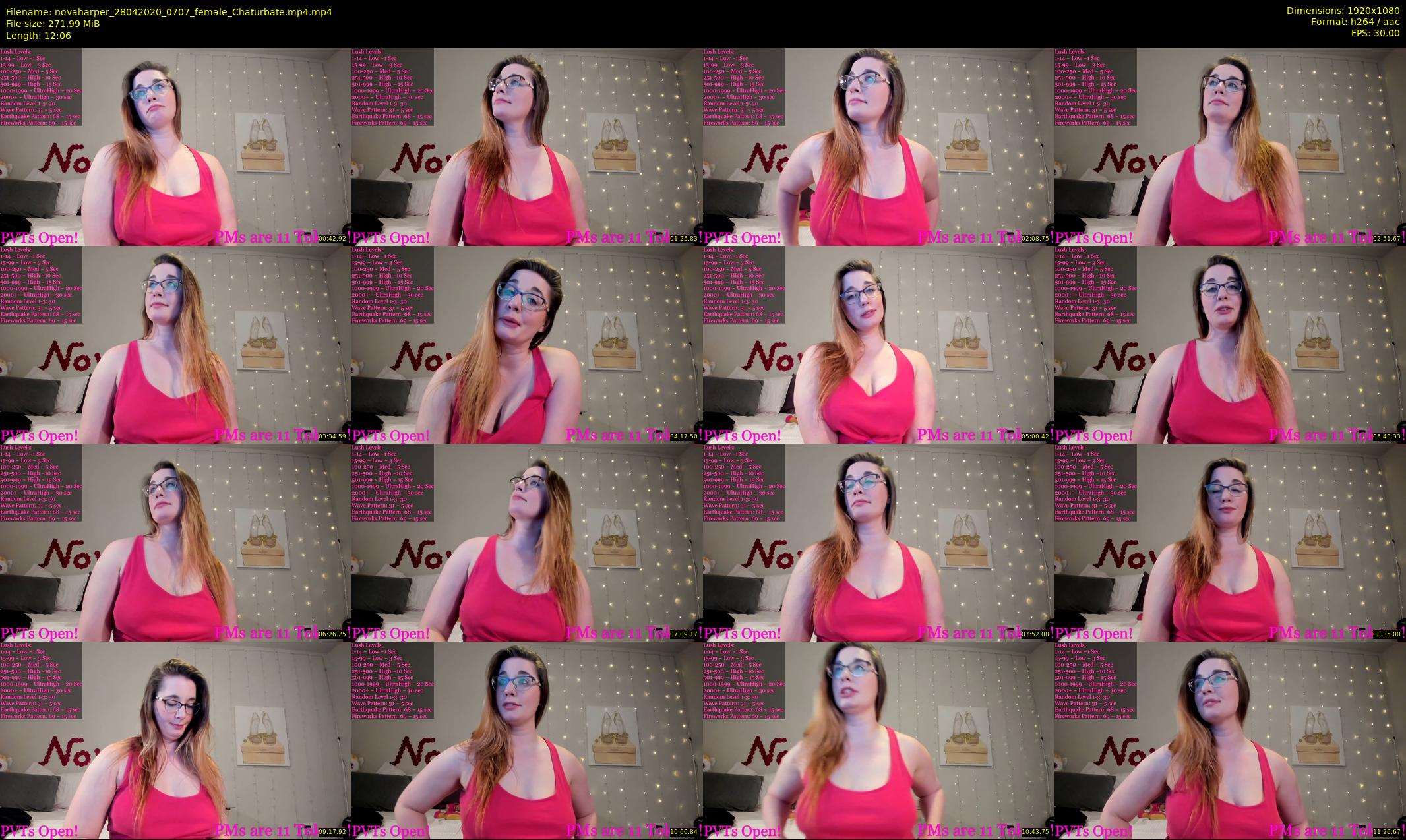 novaharper — 13 minute Chaturbate female cam show recording, 1080p, Apr 28, 2020