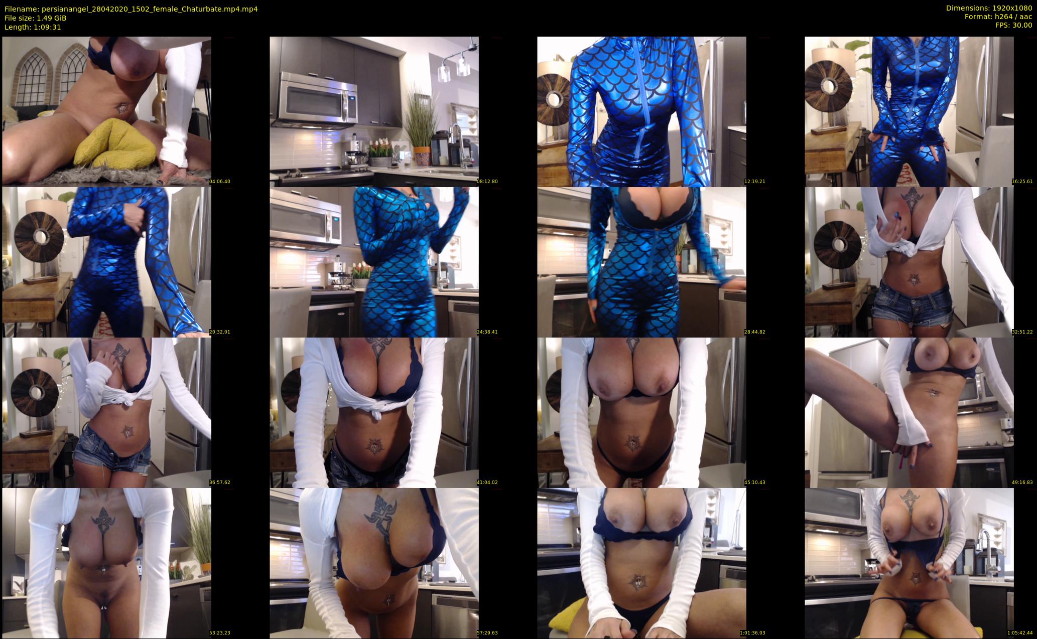 persianangel — 70 minute Chaturbate female cam show recording, 1080p, Apr 28, 2020