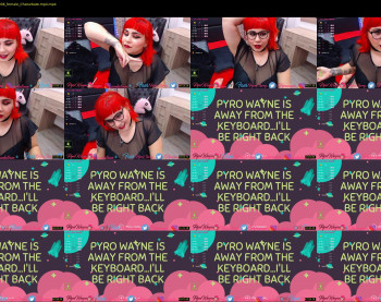 pyrowayne — 54 minute Chaturbate female cam show recording, 720p, Apr 29, 2020