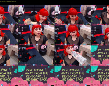 pyrowayne — 54 minute Chaturbate female cam show recording, 720p, Apr 29, 2020