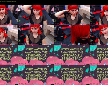 pyrowayne — 54 minute Chaturbate female cam show recording, 720p, Apr 29, 2020