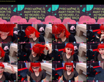 pyrowayne — 54 minute Chaturbate female cam show recording, 720p, Apr 29, 2020