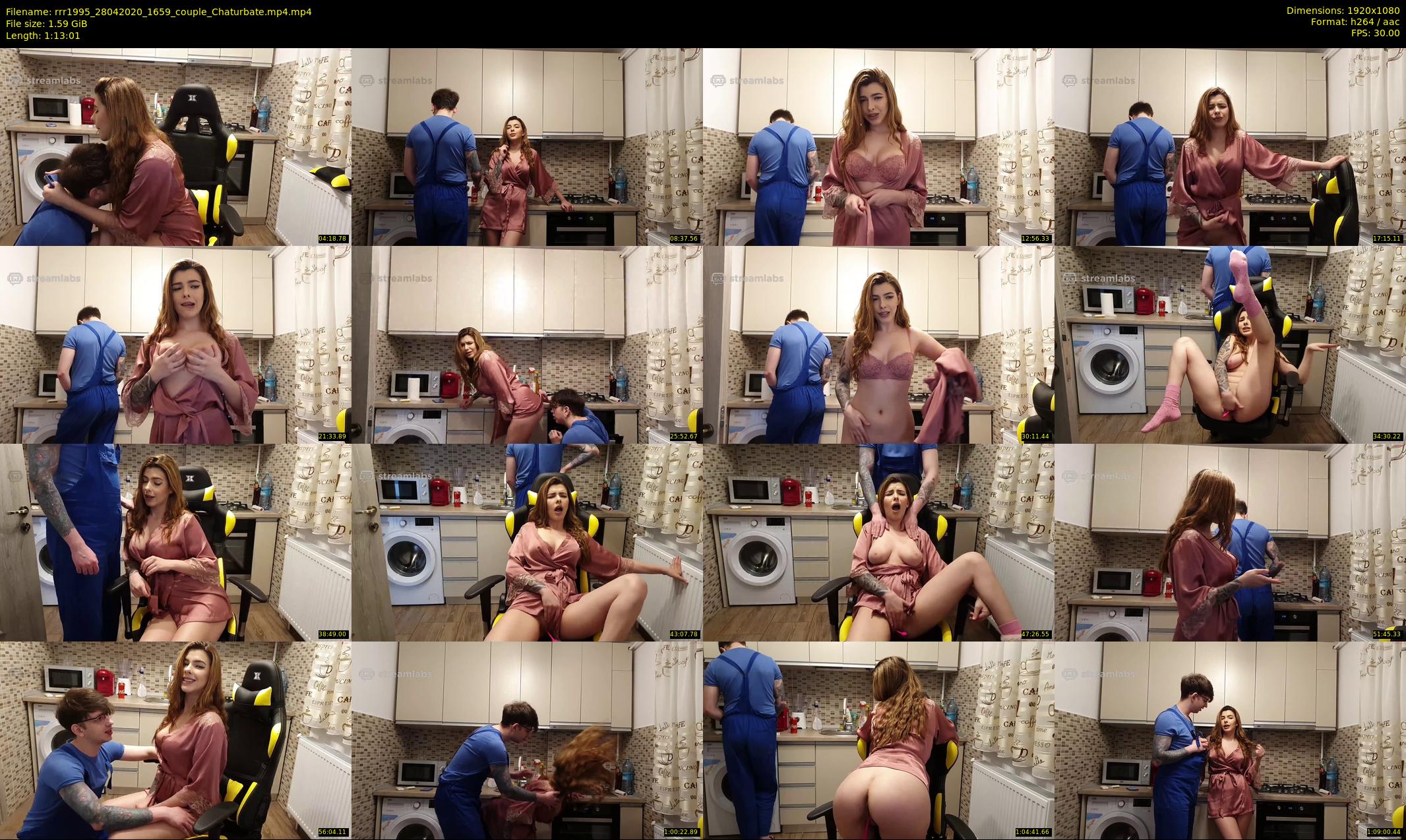 rrr1995 — 74 minute Chaturbate couple cam show recording, 1080p, Apr 28, 2020