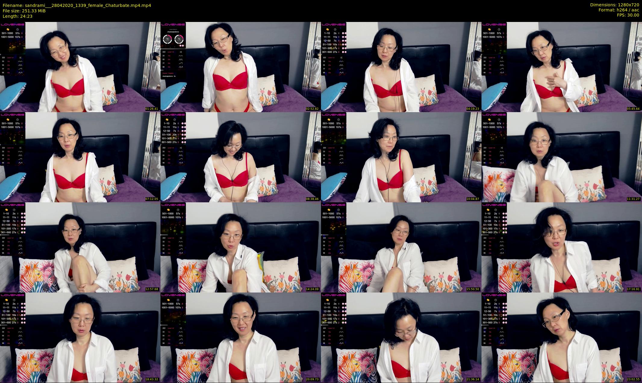 sandrami__ — 25 minute Chaturbate female cam show recording, 720p, Apr 28, 2020