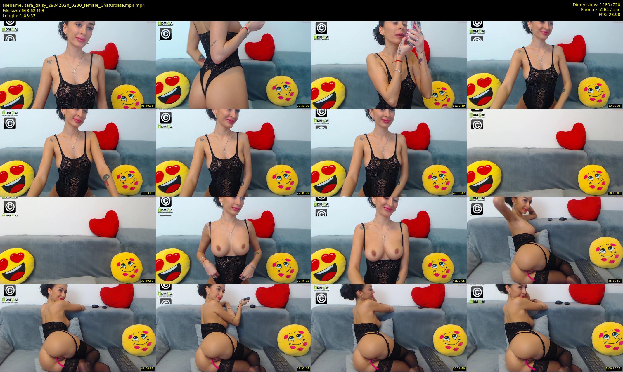 sara_daisy — 64 minute Chaturbate female cam show recording, 720p, Apr 29, 2020