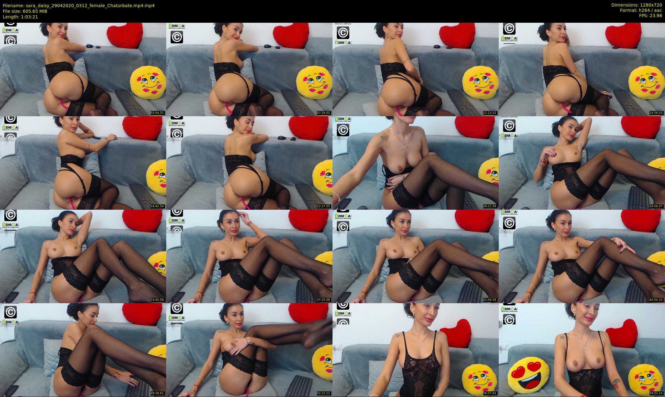 sara_daisy — 64 minute Chaturbate female cam show recording, 720p, Apr 29, 2020