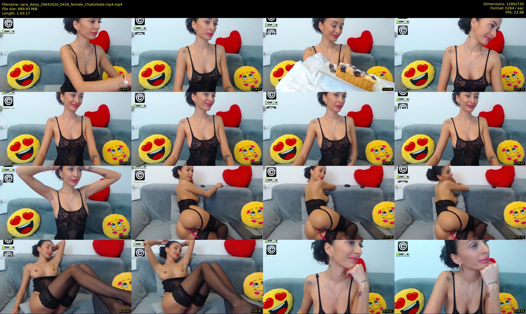 sara_daisy — 64 minute Chaturbate female cam show recording, 720p, Apr 29, 2020