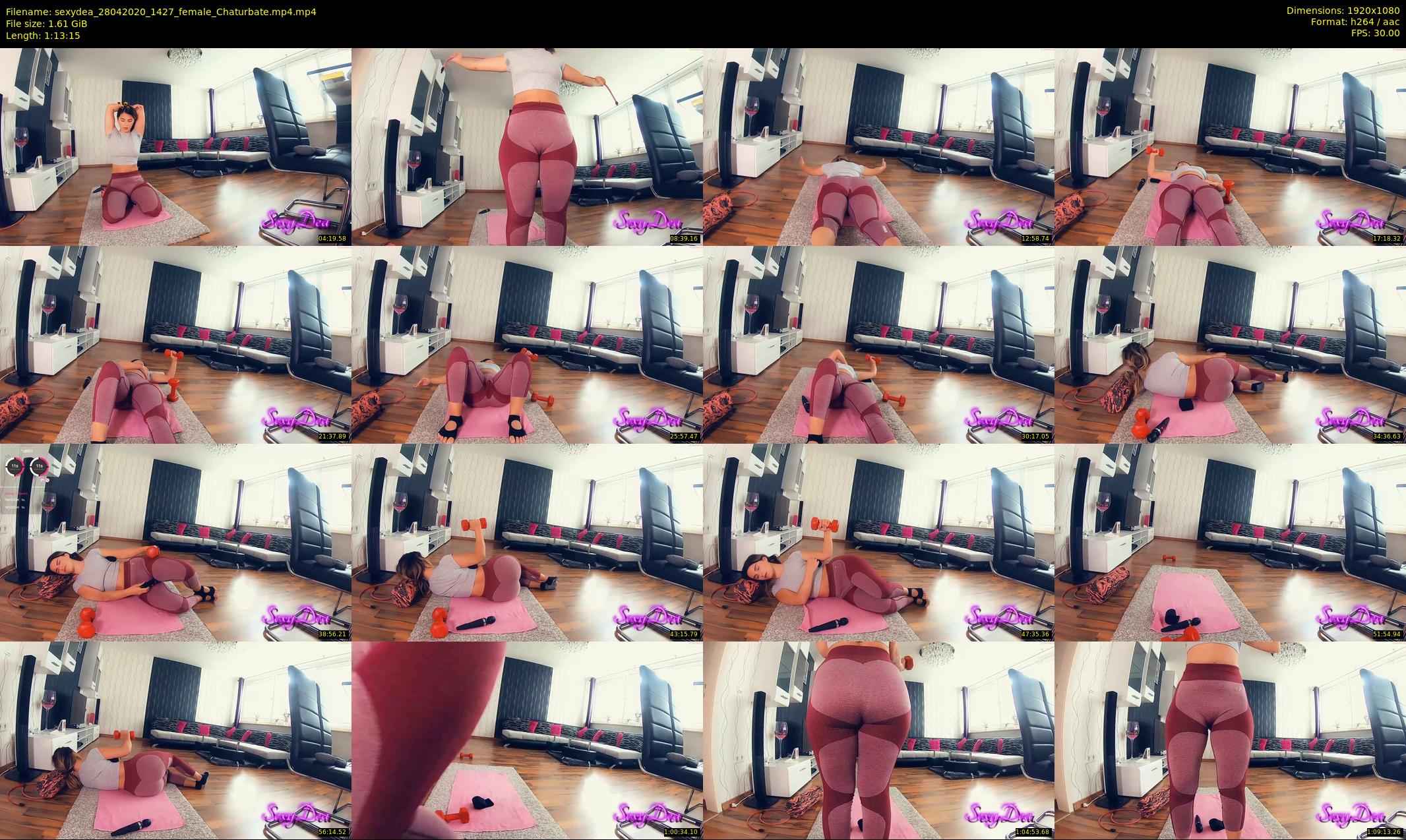 sexydea — 74 minute Chaturbate female cam show recording, 1080p, Apr 28, 2020