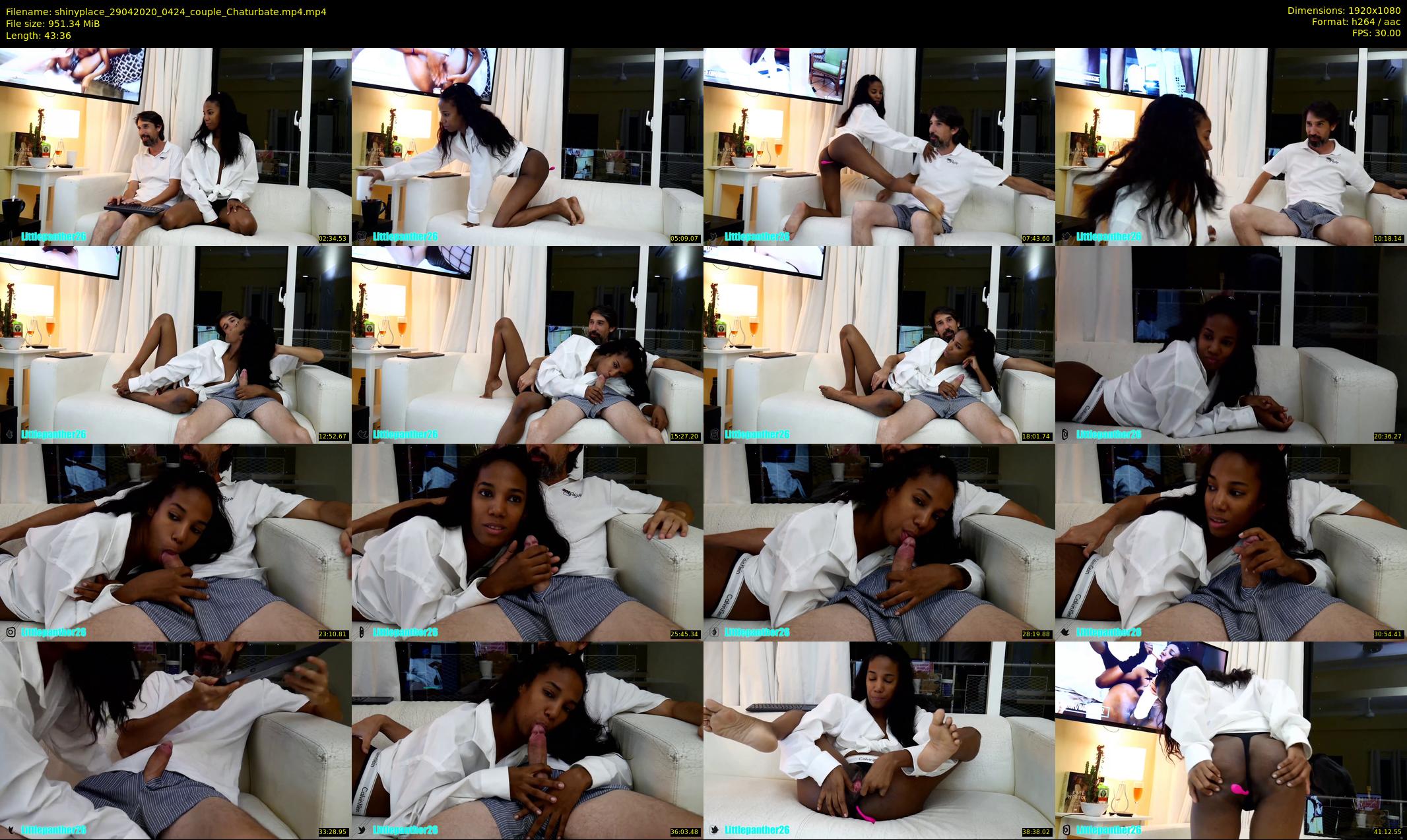 shinyplace — 44 minute Chaturbate couple cam show recording, 1080p, Apr 29, 2020
