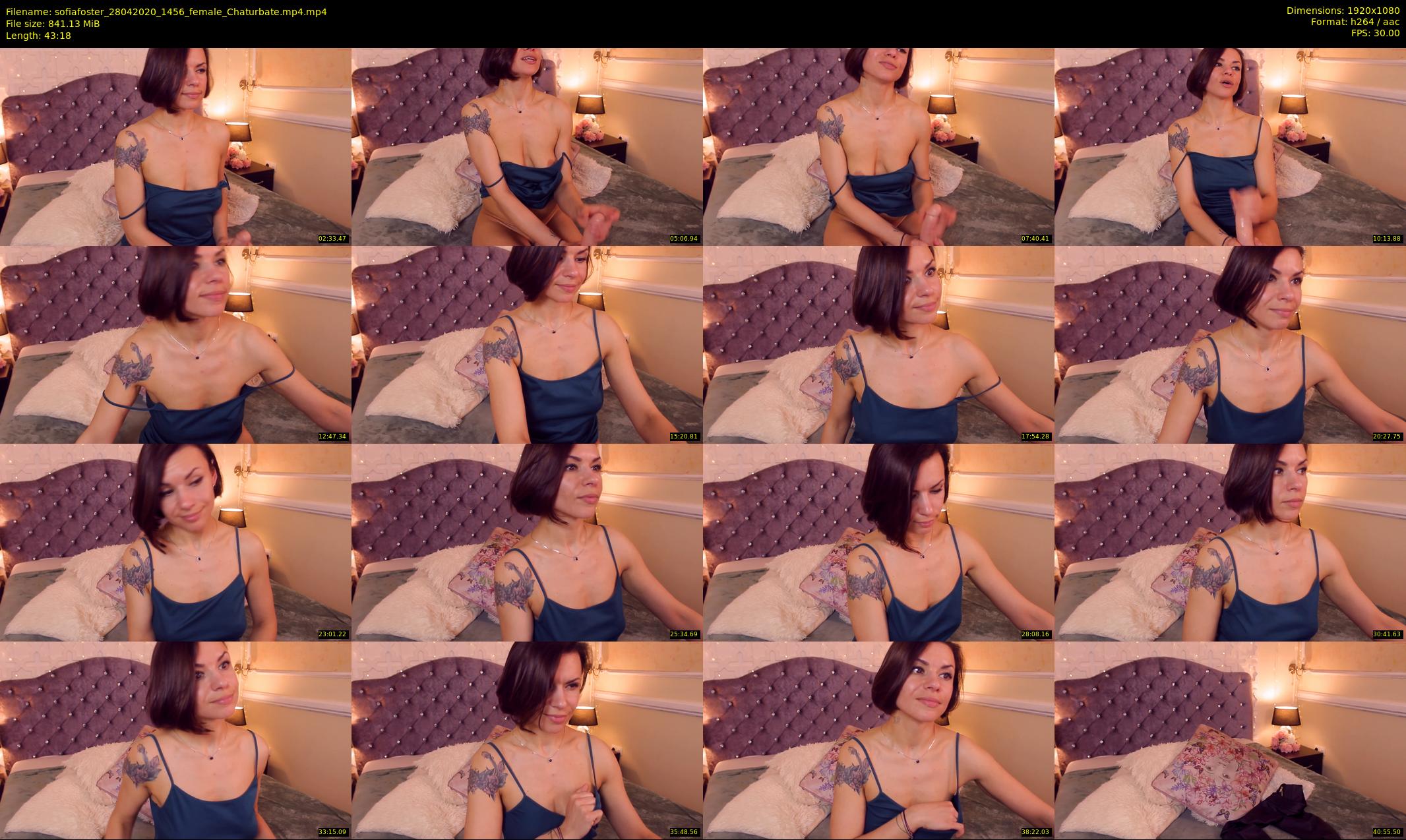 sofiafoster — 44 minute Chaturbate female cam show recording, 1080p, Apr 28, 2020