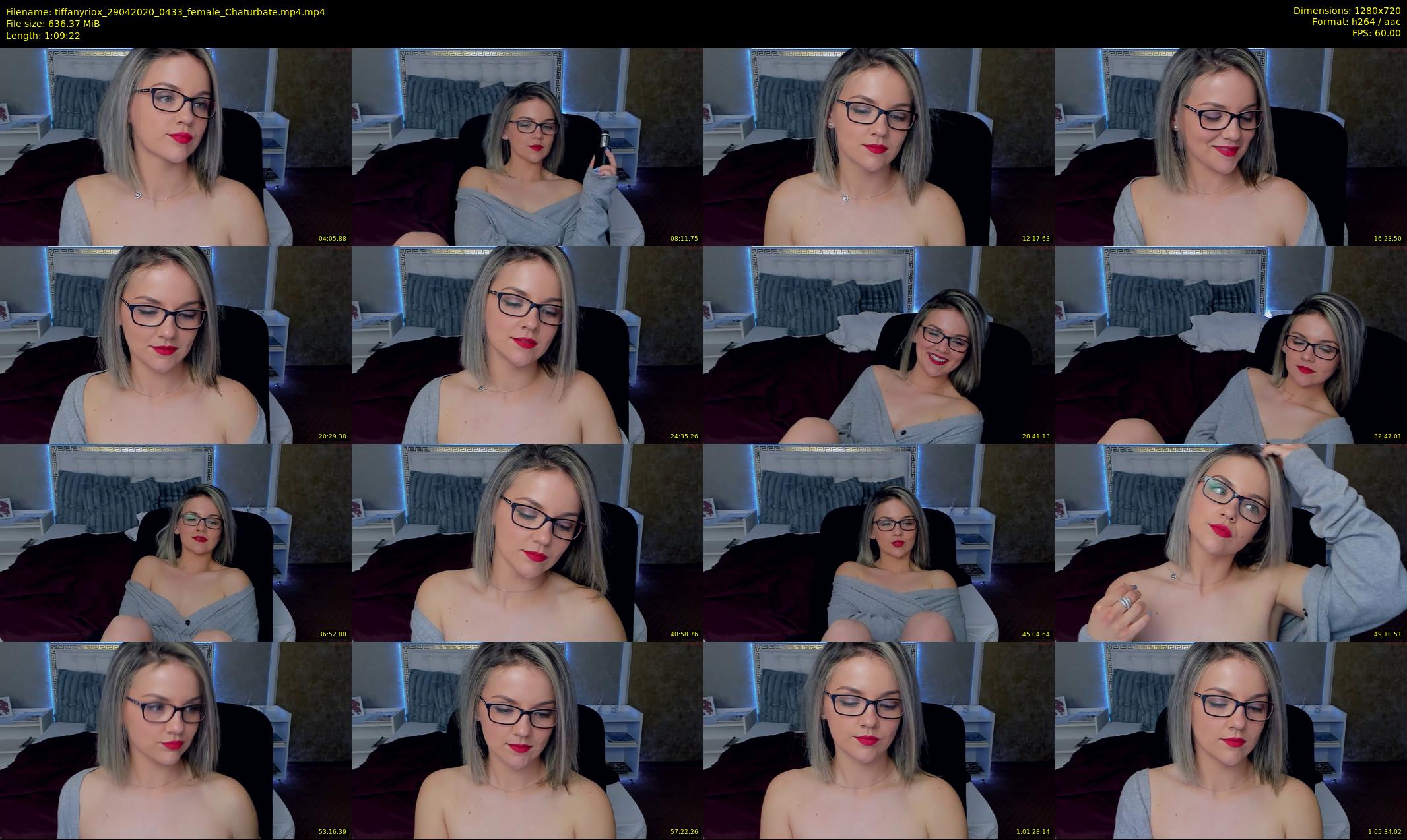 tiffanyriox — 70 minute Chaturbate female cam show recording, 720p, Apr 29, 2020