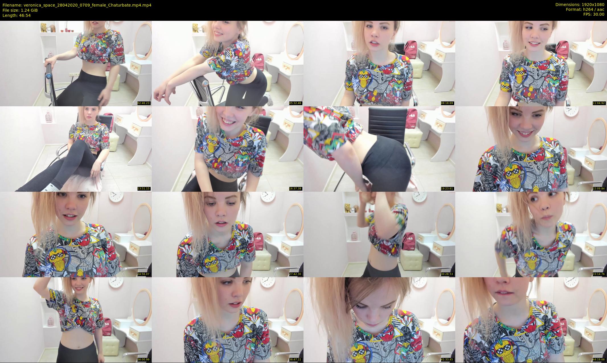 veronica_space — 47 minute Chaturbate female cam show recording, 1080p, Apr 28, 2020