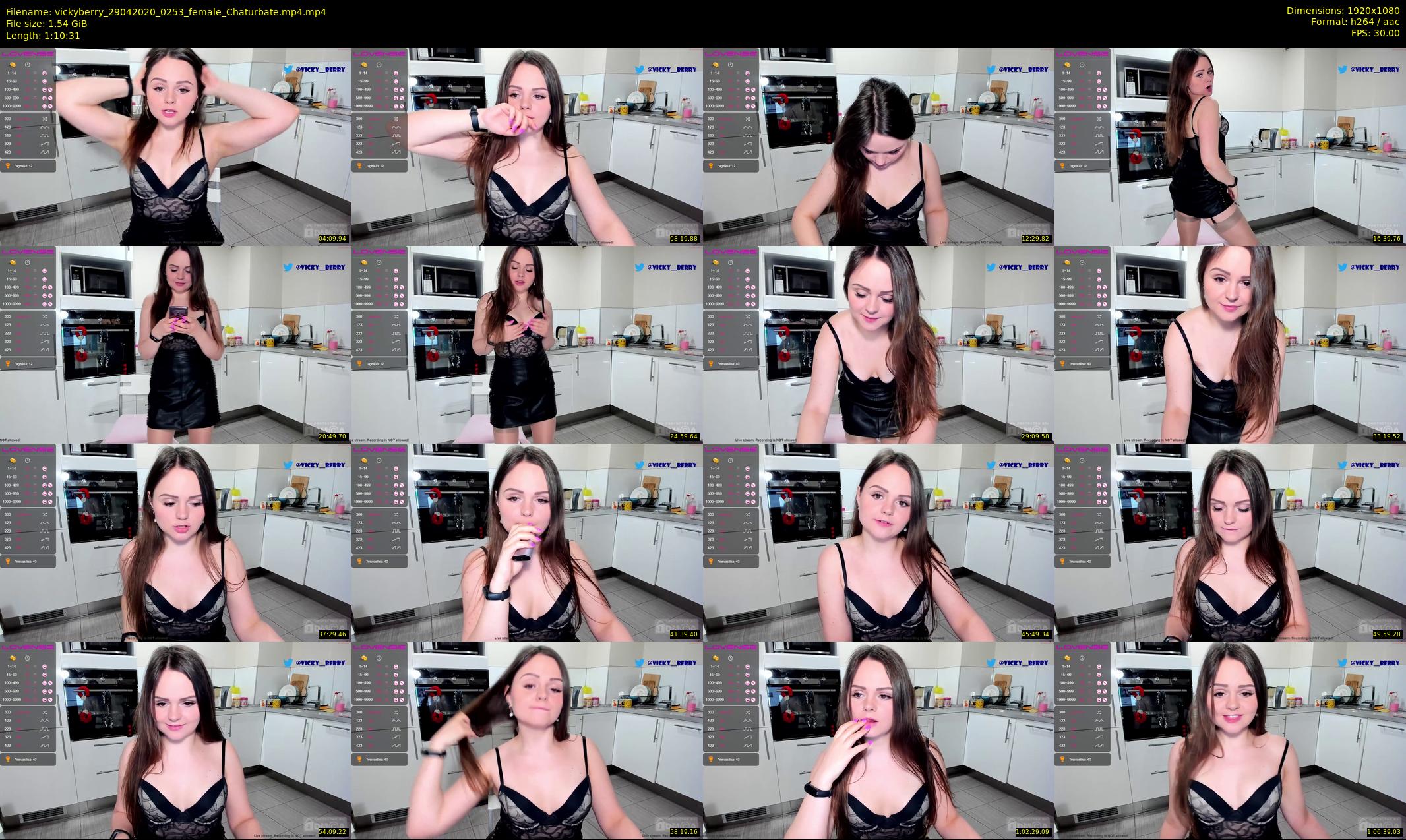 vickyberry — 71 minute Chaturbate female cam show recording, 1080p, Apr 29, 2020