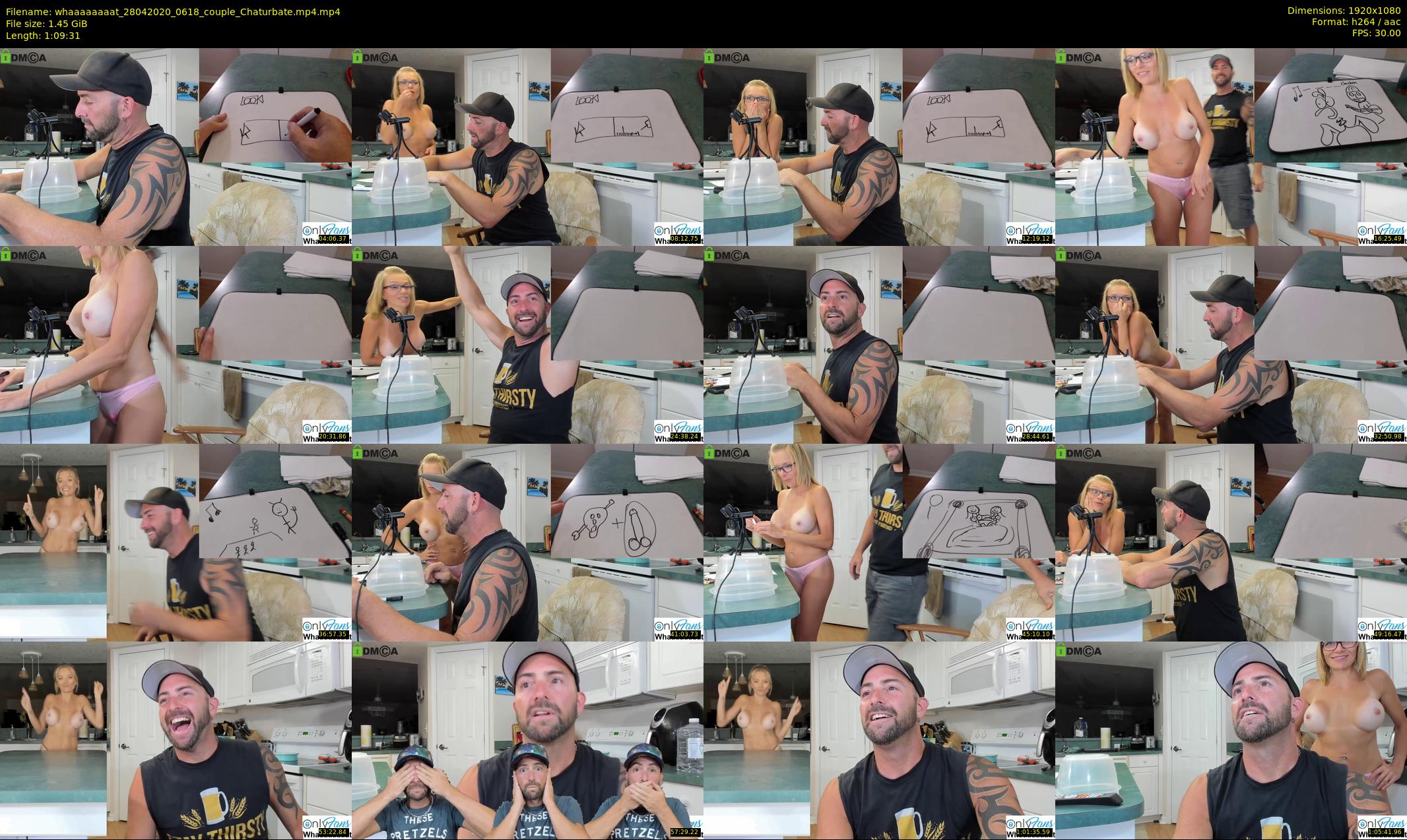 whaaaaaaaat — 70 minute Chaturbate couple cam show recording, 1080p, Apr 28, 2020