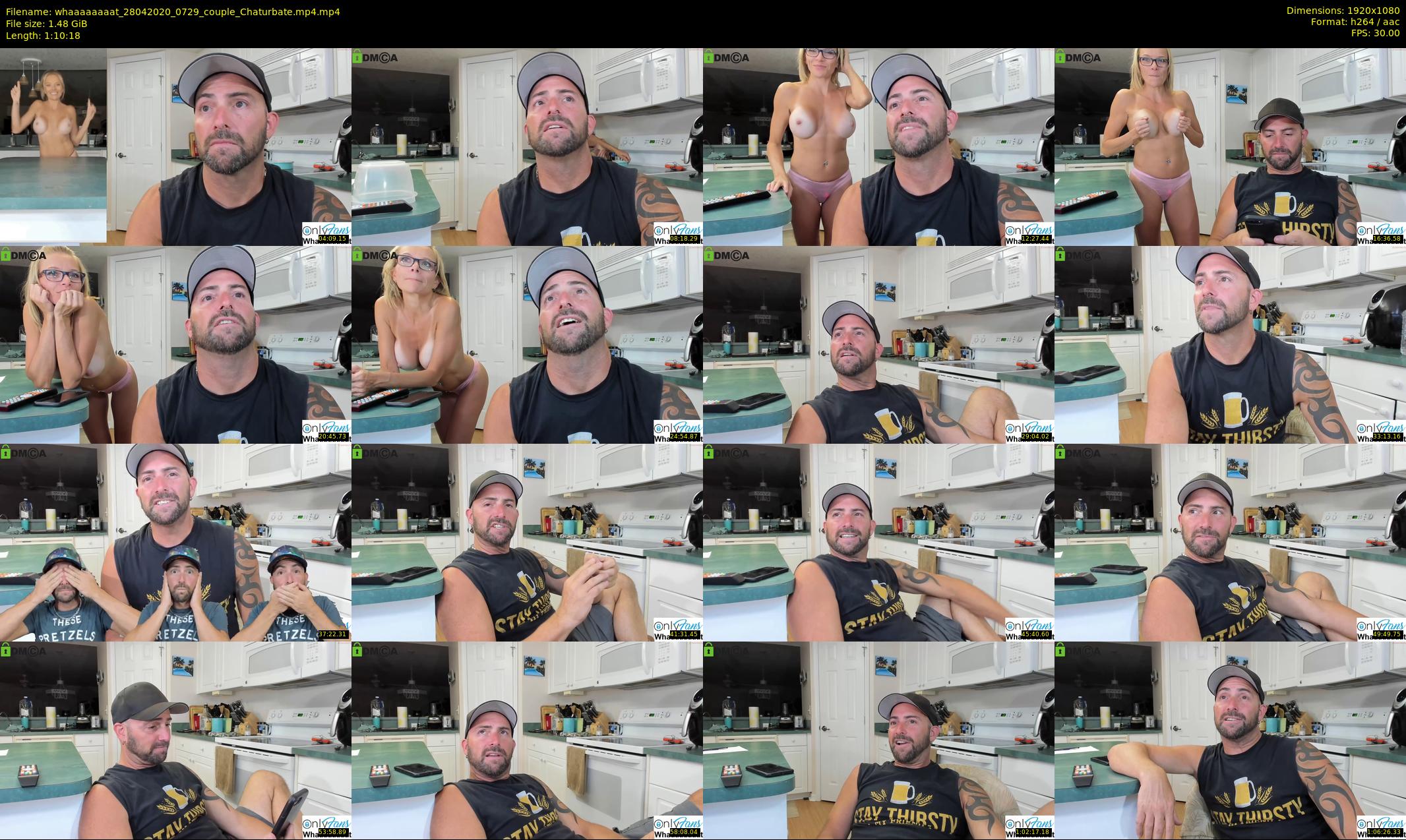 whaaaaaaaat — 71 minute Chaturbate couple cam show recording, 1080p, Apr 28, 2020